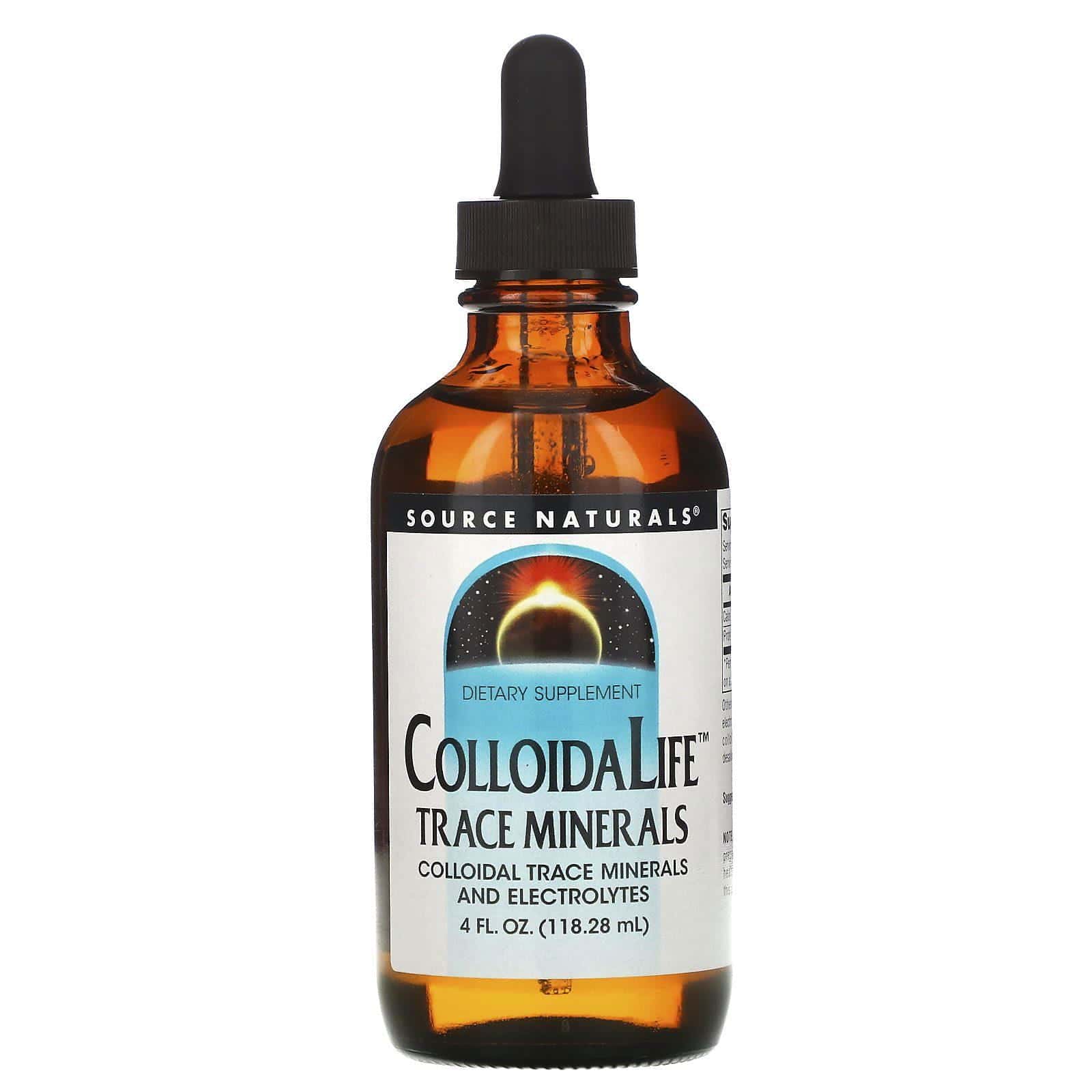 Source Naturals, Colloida Life traza de minerales, 4 fl. oz. (118.28 ml)