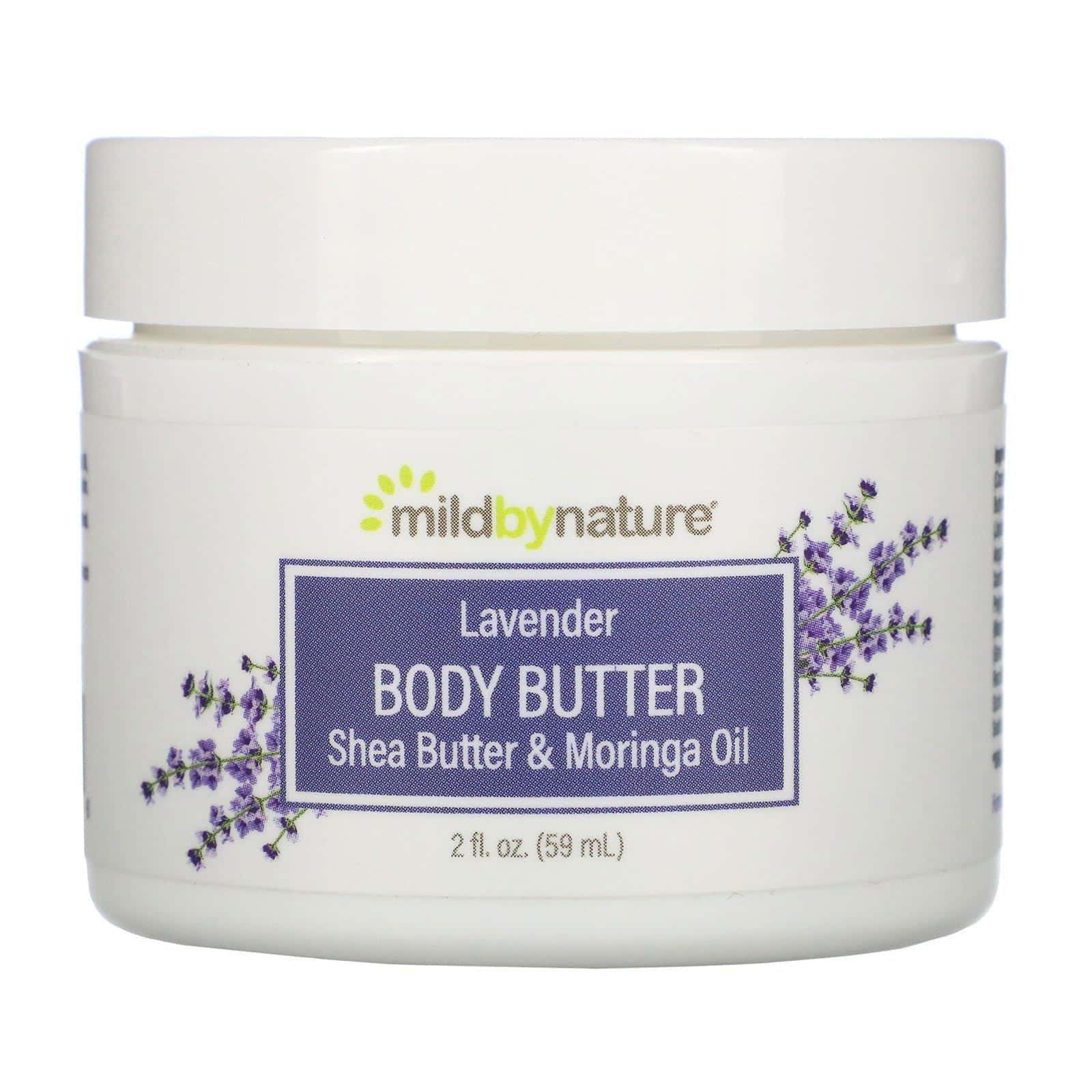 Mild By Nature, Manteca corporal de lavanda, 59 ml (2 oz. líq.)