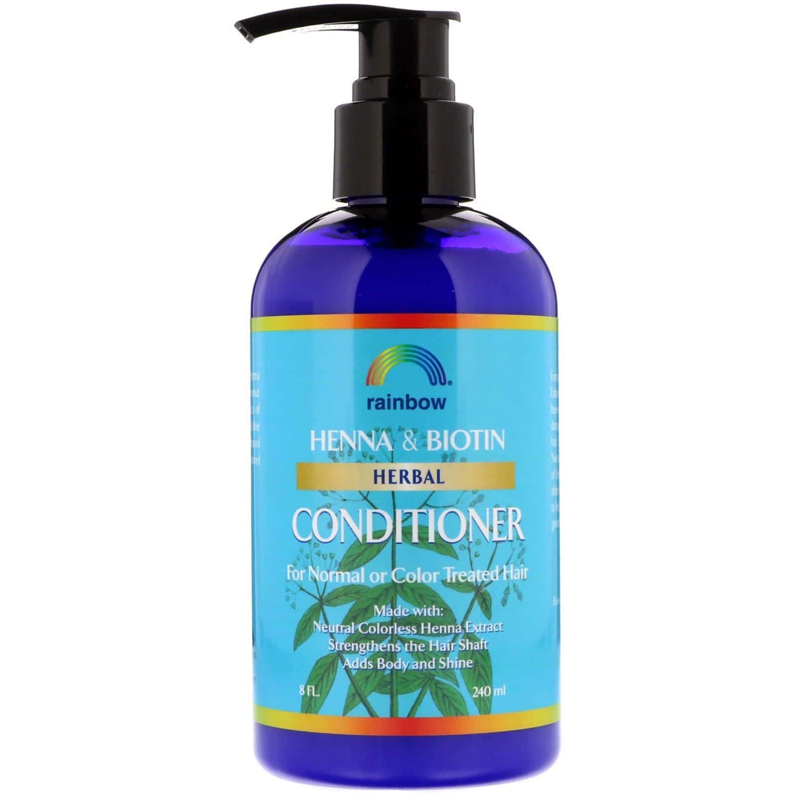 Rainbow Research, Acondicionador con extracto de hierbas, henna y biotina, 8 fl oz (240 ml)