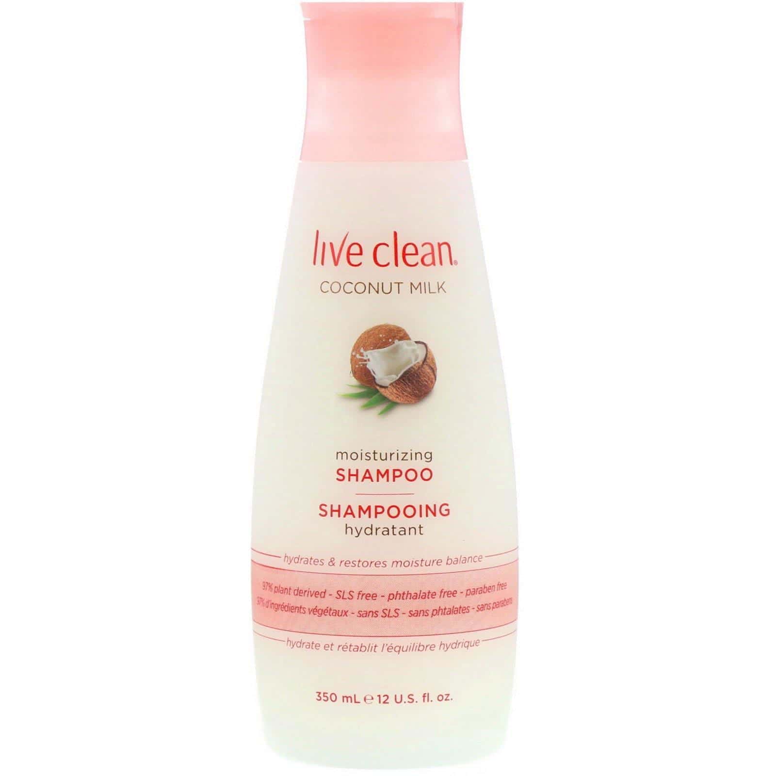 Live Clean, Champú humectante, leche de coco, 12 fl oz (350 ml)