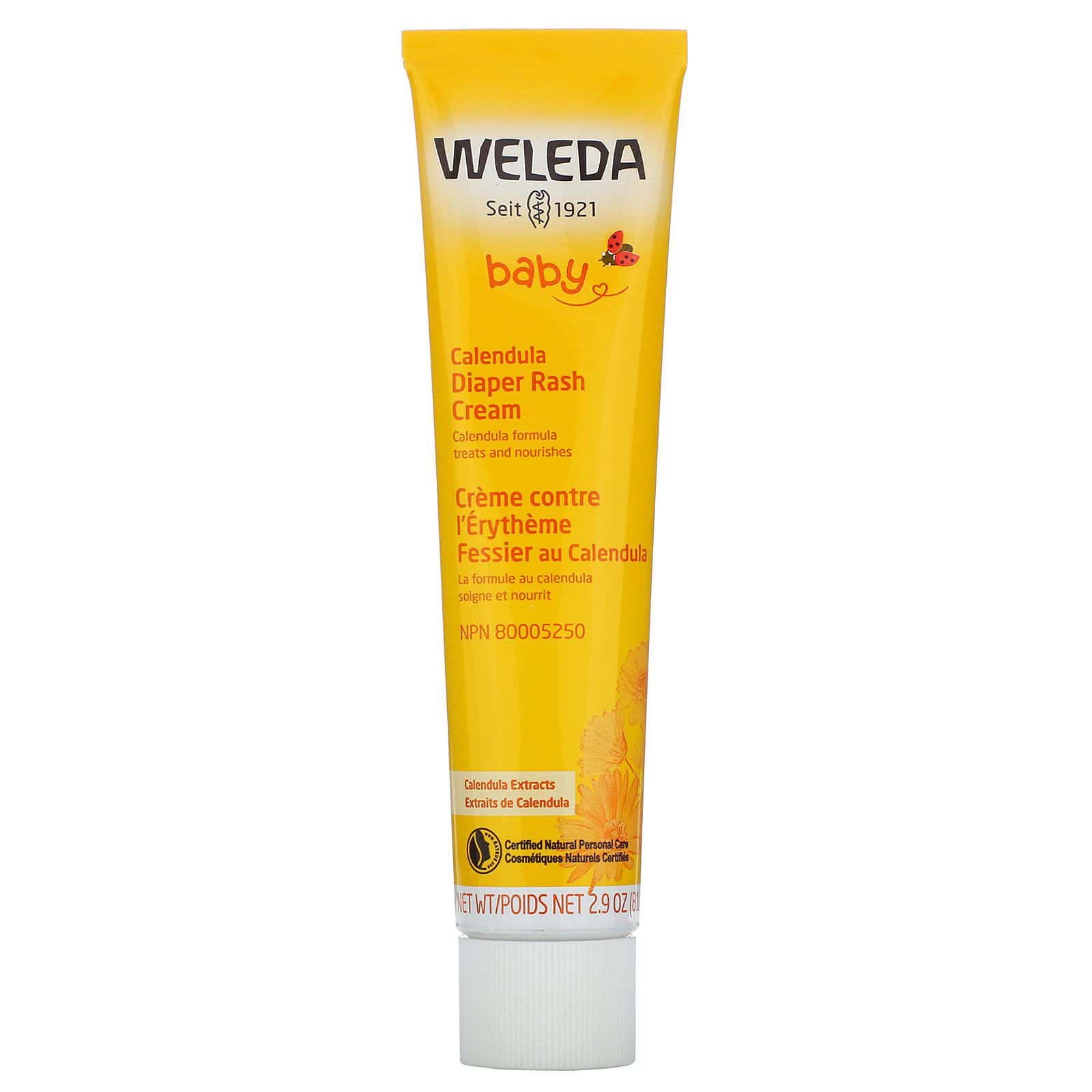 Weleda, Baby, Calendula Diaper Rash Cream, Calendula Extracts, 2.9 oz (81 g)