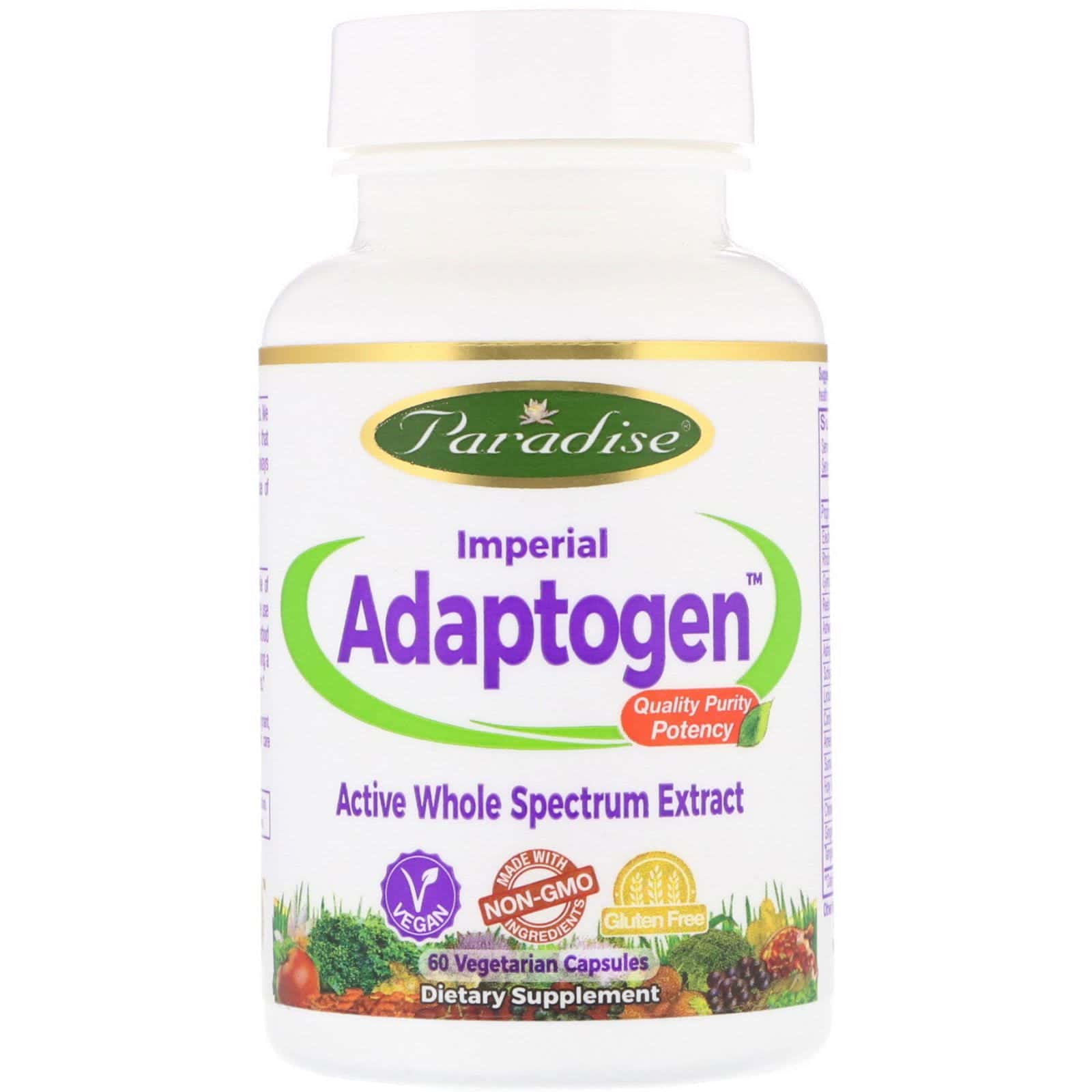 Paradise Herbs, Adaptógeno Imperial, 60 cápsulas vegetarianas