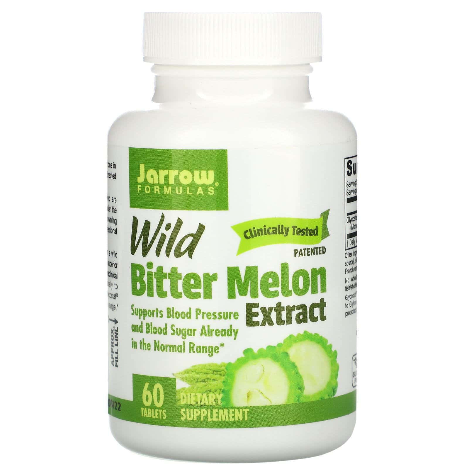 Jarrow Formulas, Extracto de Balsamina silvestre, 60 tabletas