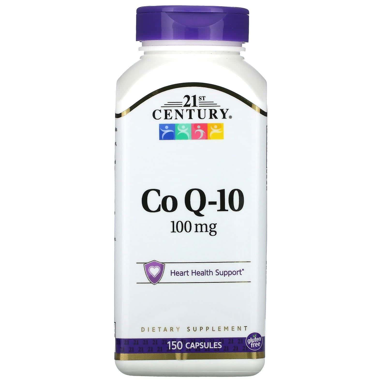 21st Century, CoQ10, 100 mg, 150 cápsulas