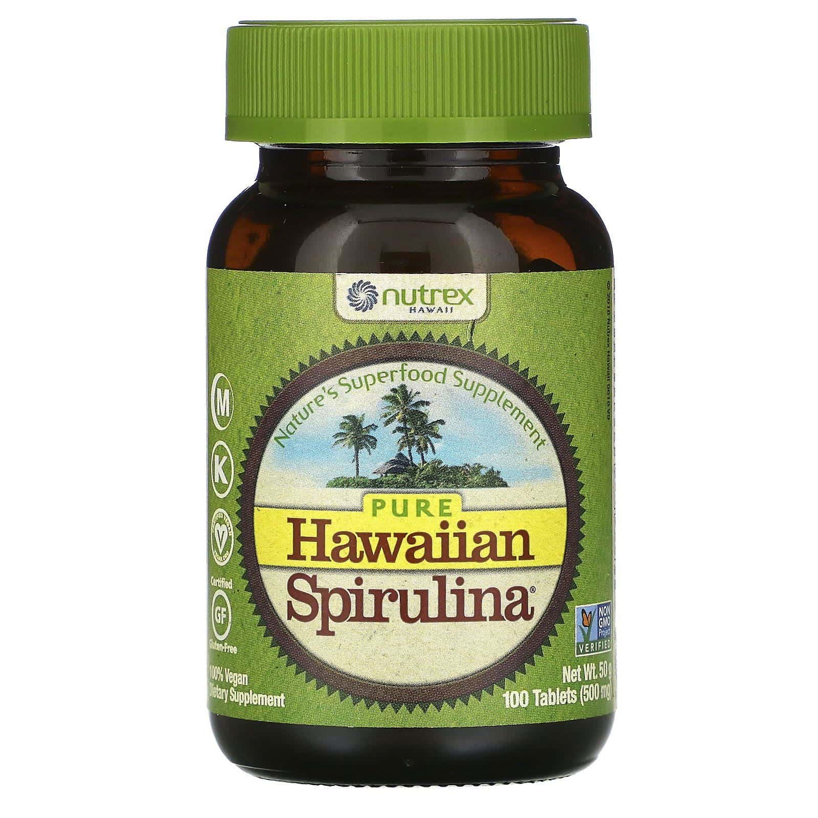Nutrex Hawaii, Pure Hawaiian Spirulina, 100 Tablets