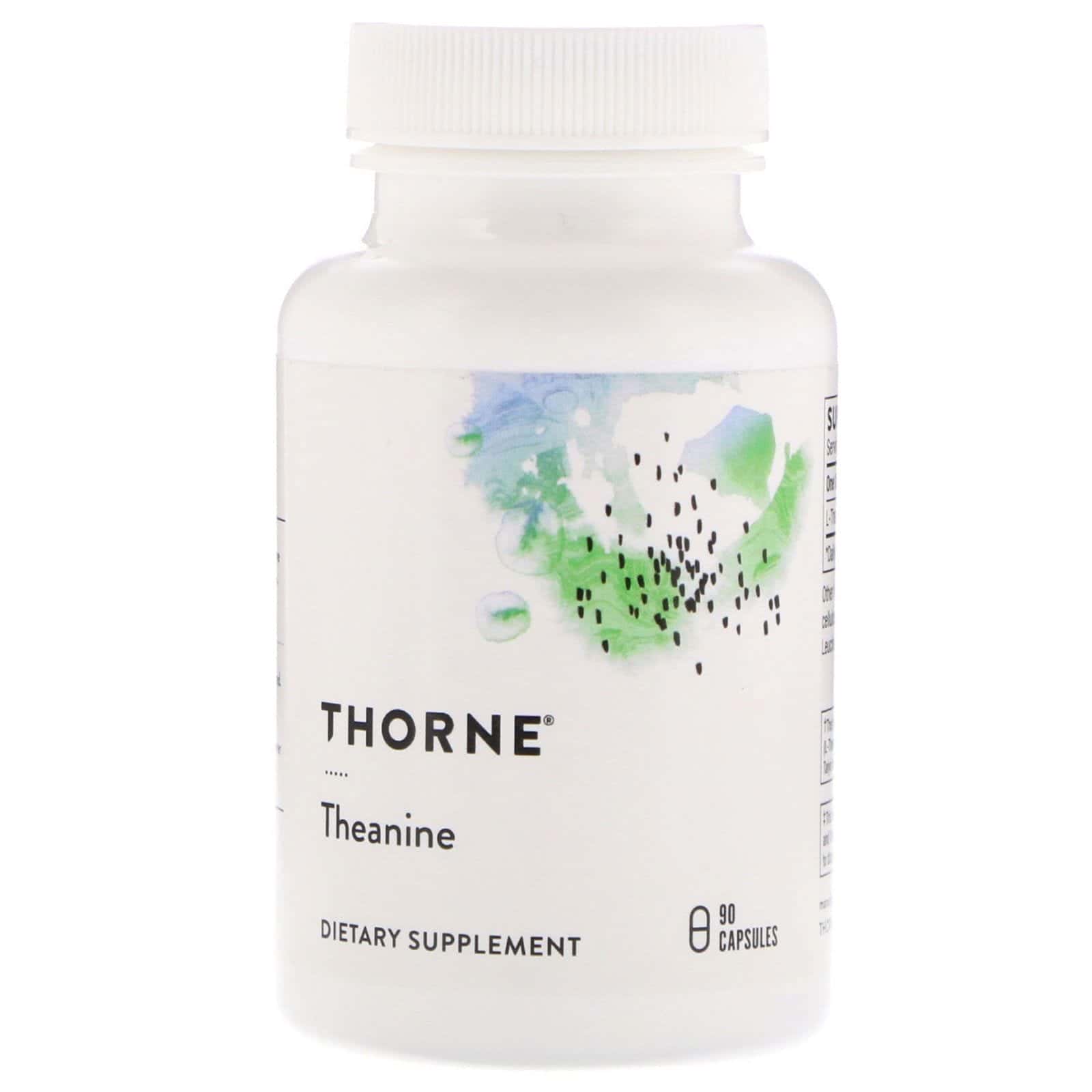Thorne Research, Teanina, 90 cápsulas vegetales