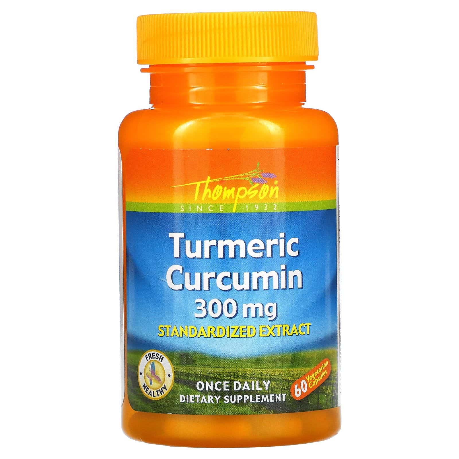 Thompson, Turmeric Curcumin, 300 mg, 60 Vegetarian Capsules