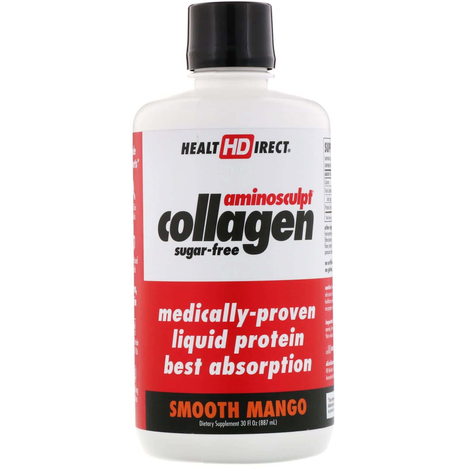 Health Direct, Colágeno Aminosculpt, mango suave, 30 oz líq. (887 ml)