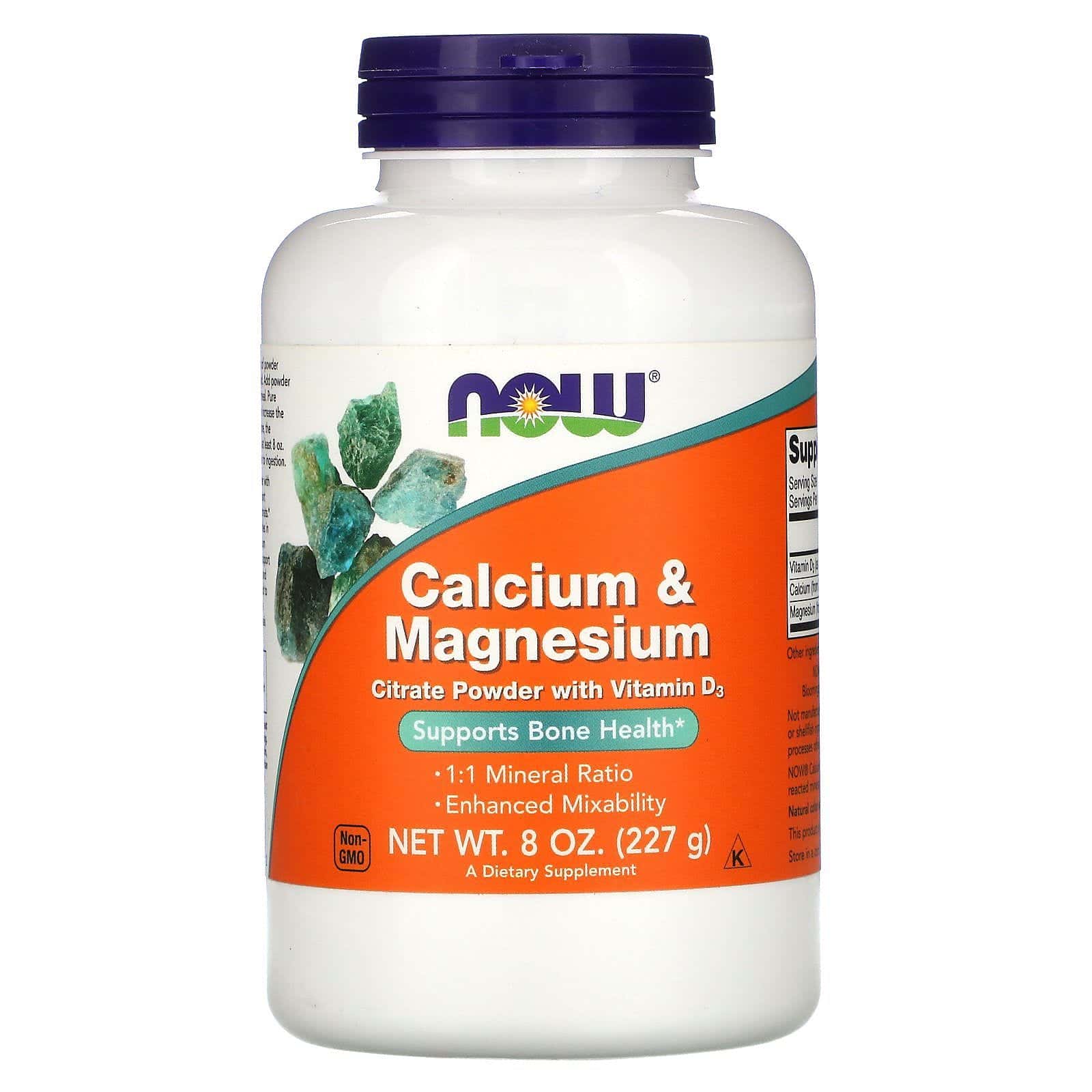 Now Foods, Calcio y magnesio, 8 oz (227 g)