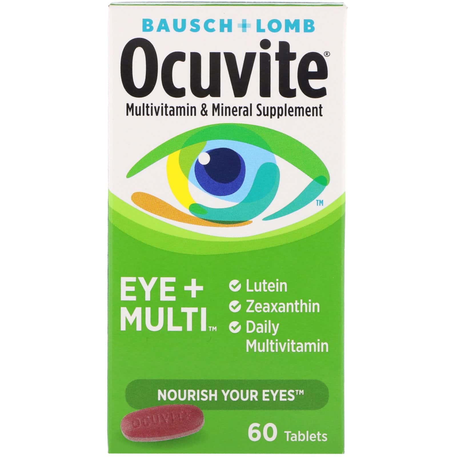 Bausch & Lomb, Oja + Multivitamínico, 60 Tabletas
