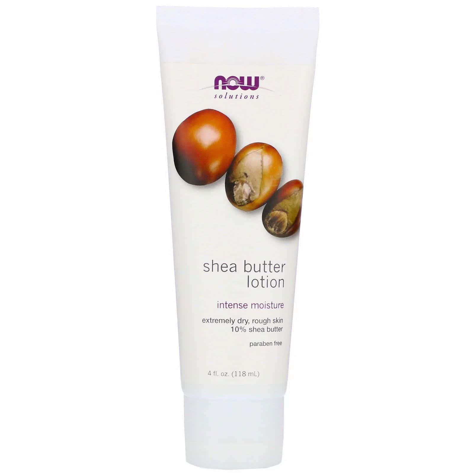 Now Foods, Solutions, loción de manteca de karité, 4 fl oz (118 ml)