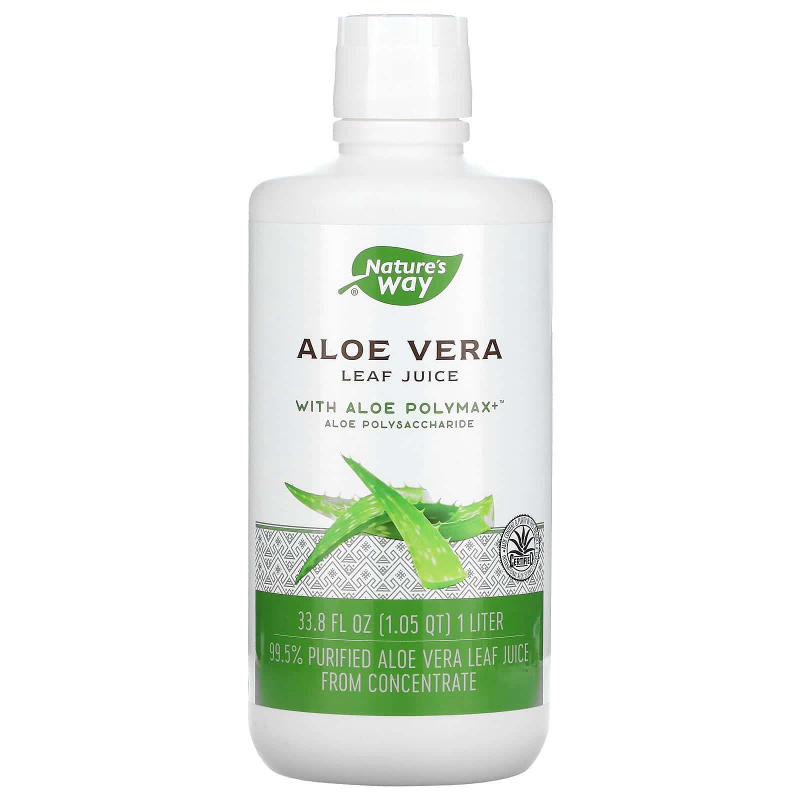 Nature's Way, Aloe Vera, zumo de hoja, 1 litro (33,8 oz. líq.)