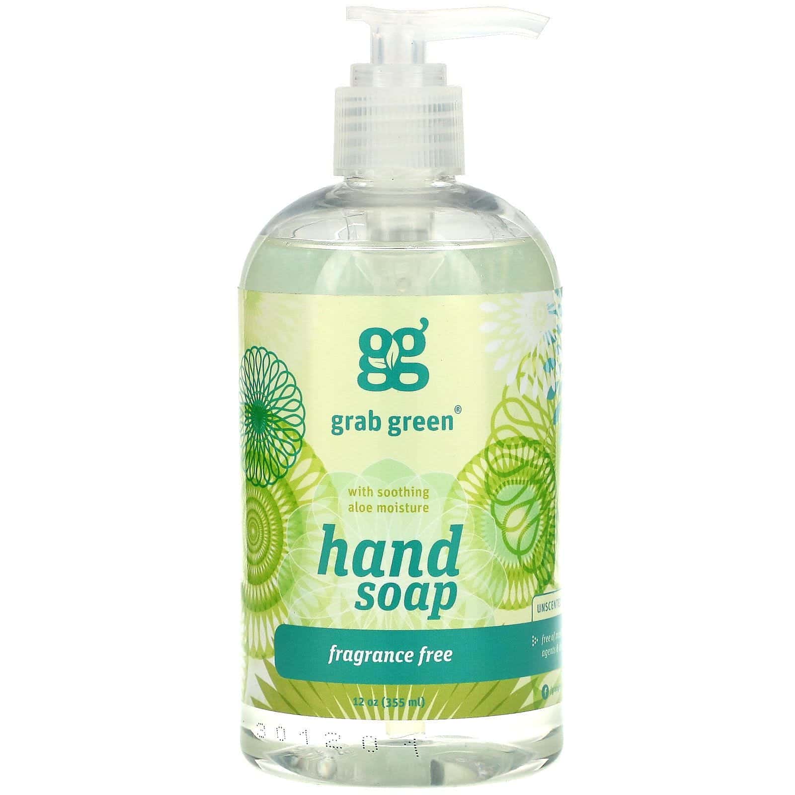 Grab Green, Jabón de manos, sin perfume, 355 ml (12 fl oz)
