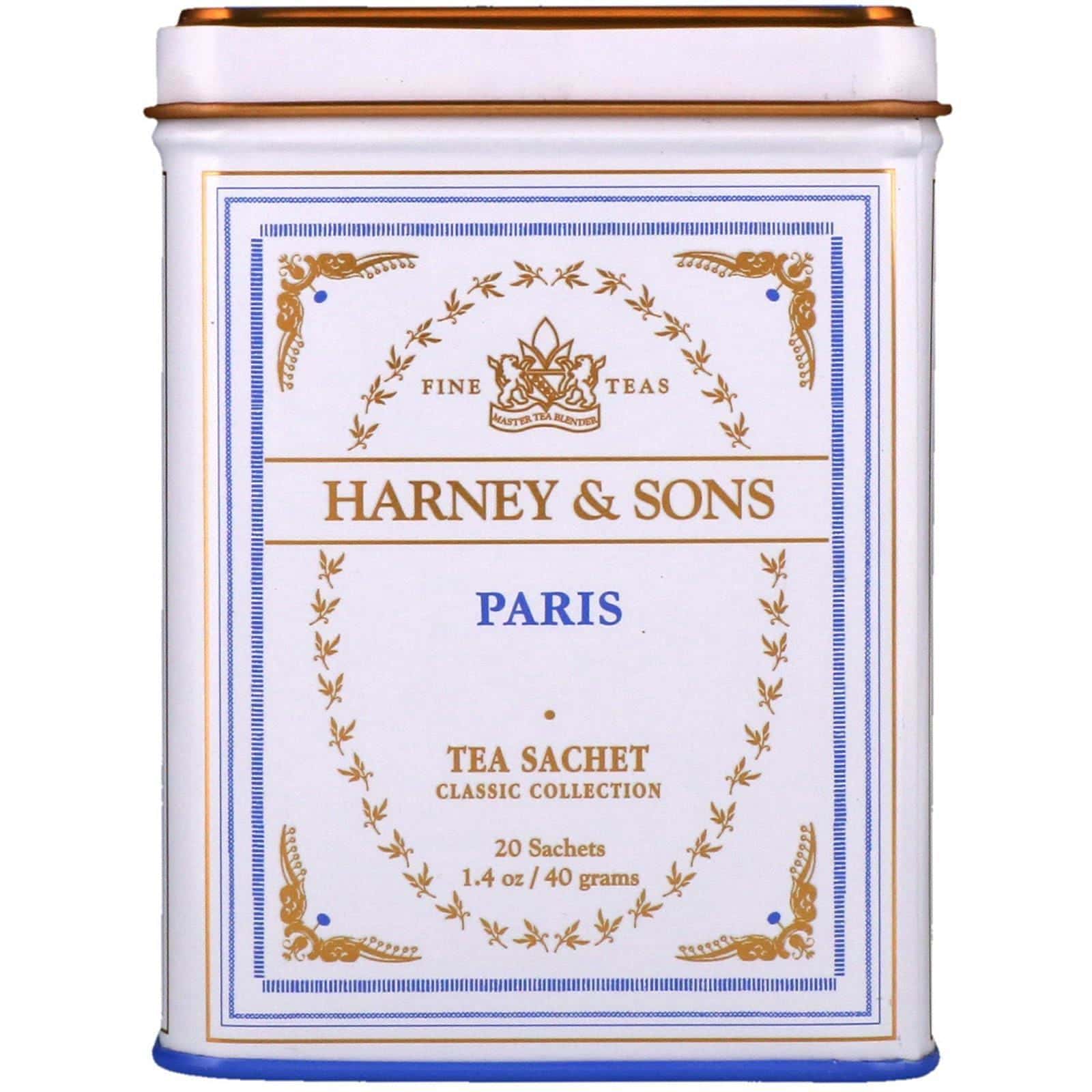 Harney & Sons, Paris Tea, 20 Bolsitas de Té, 1.4 oz (40 g)