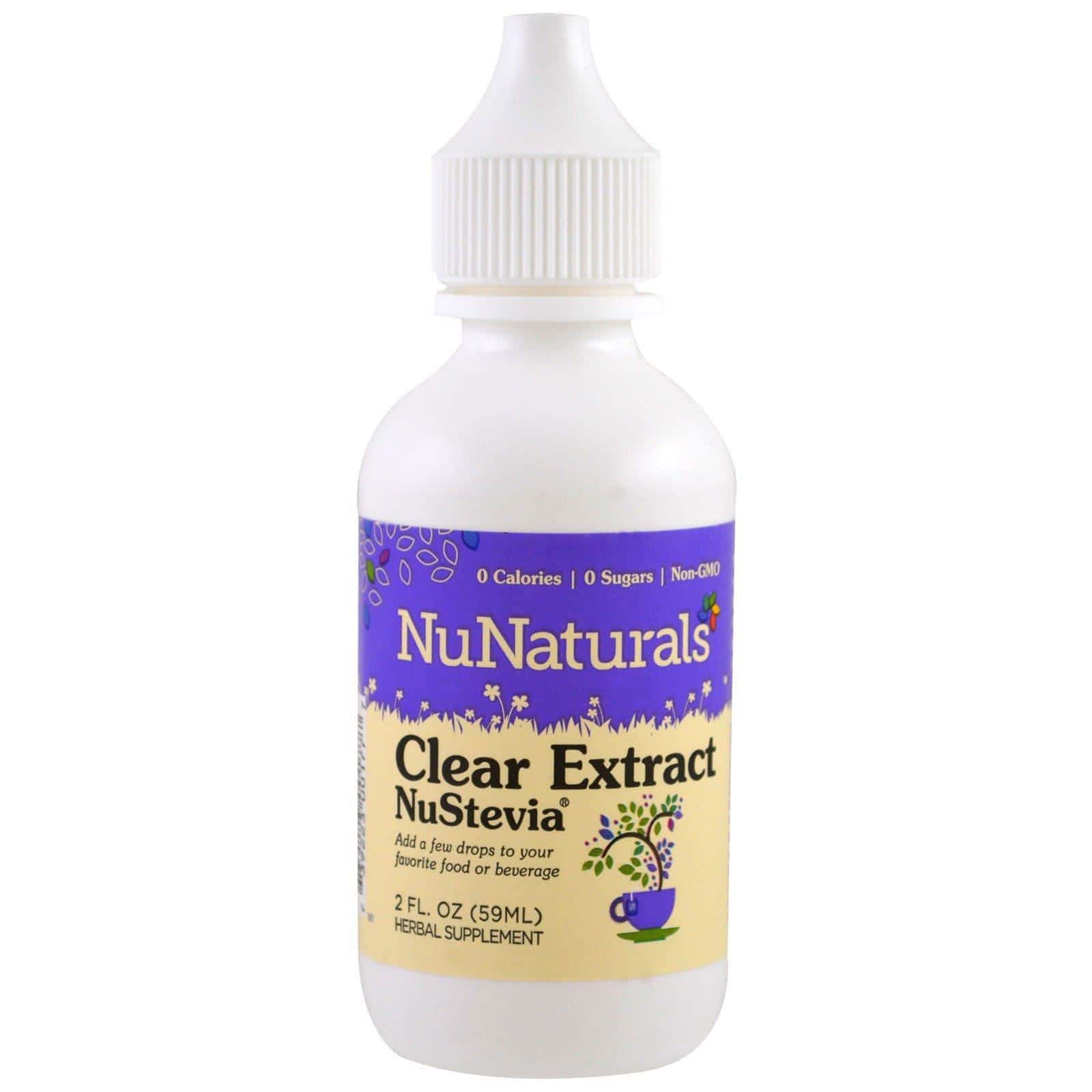 NuNaturals, Extracto transparente NuStevia, 2 fl oz (59 ml)