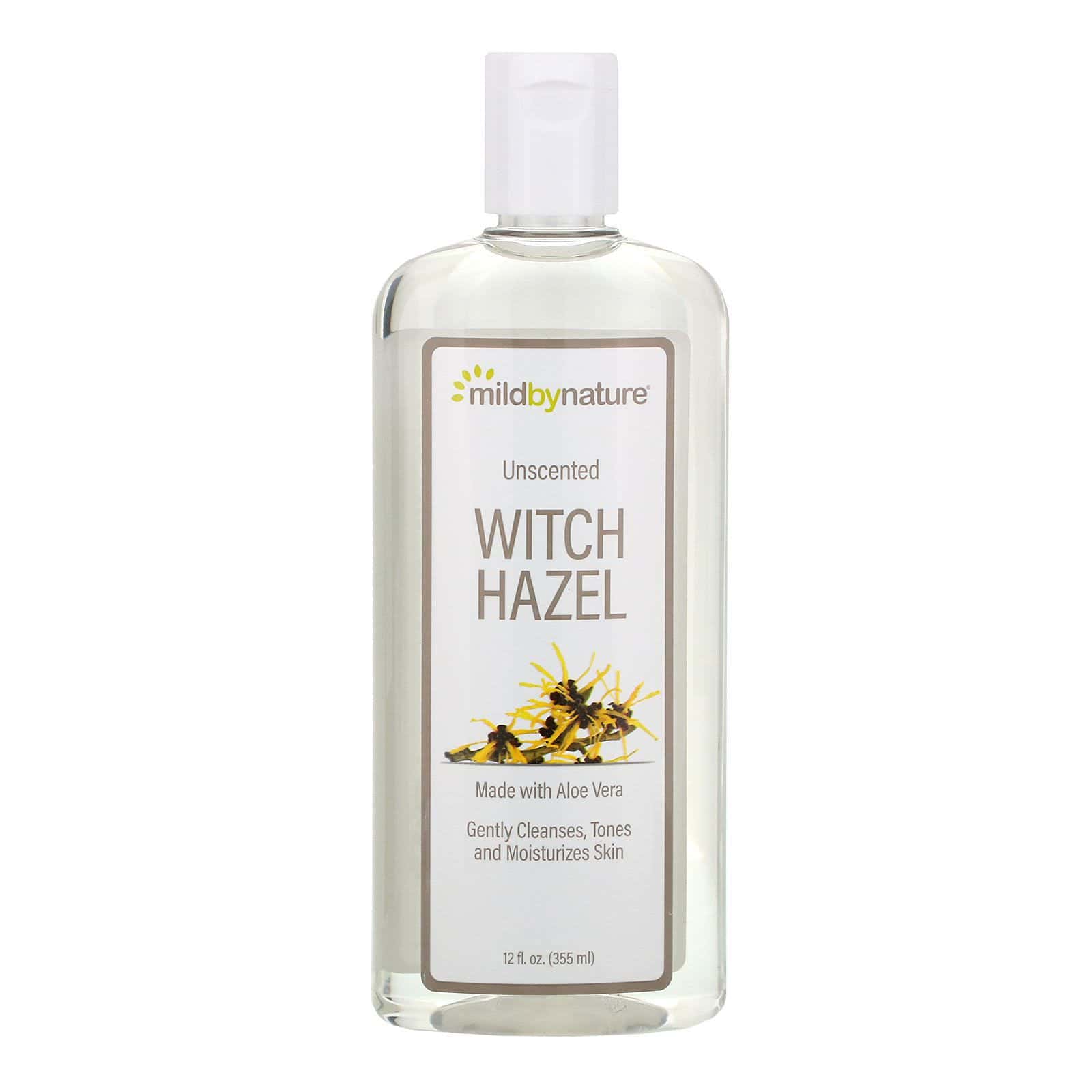 Mild By Nature, Avellano de bruja, Sin fragancia, Sin alcohol, 355 ml (12 oz. líq.)