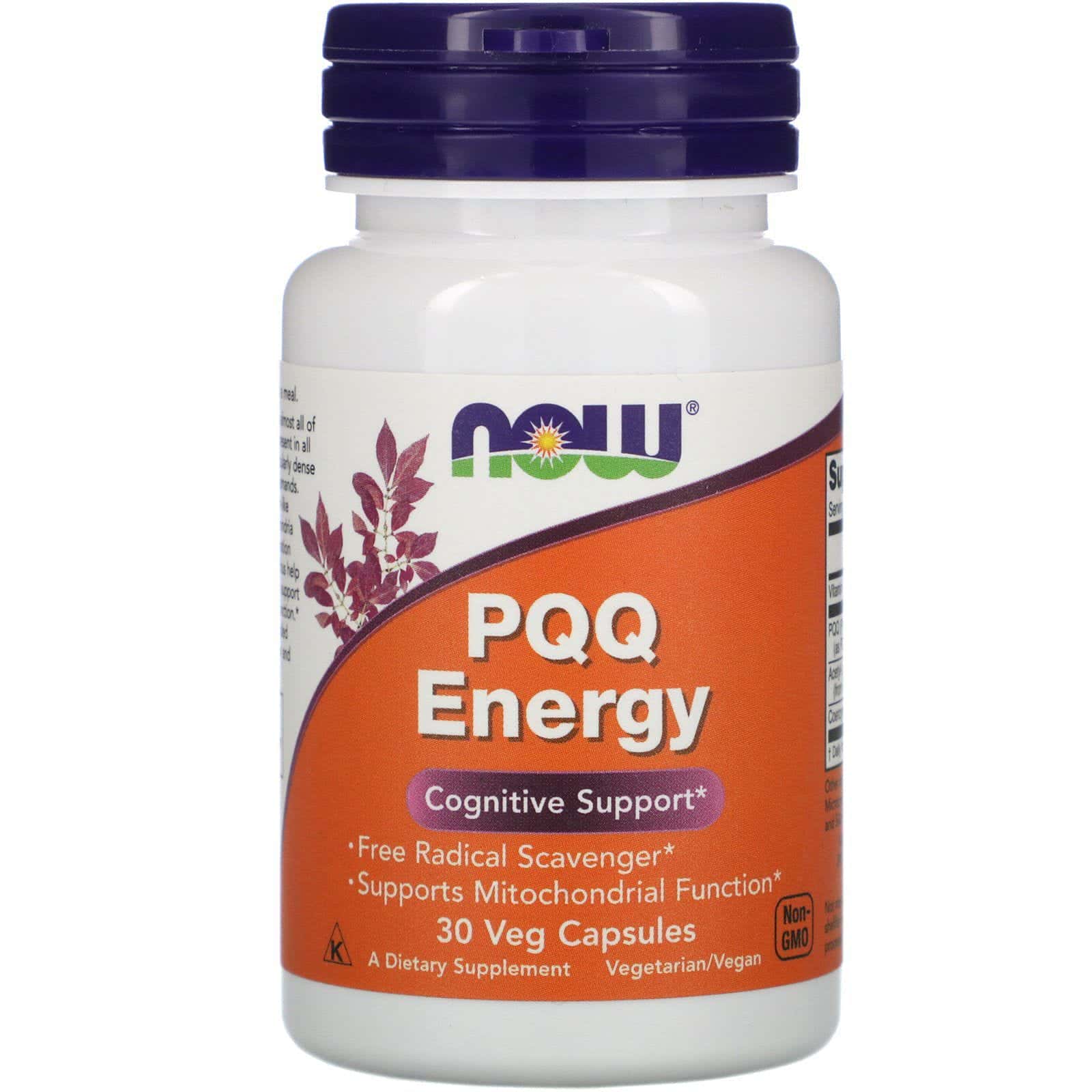 Now Foods, Energía PQQ, 30 cápsulas vegetales