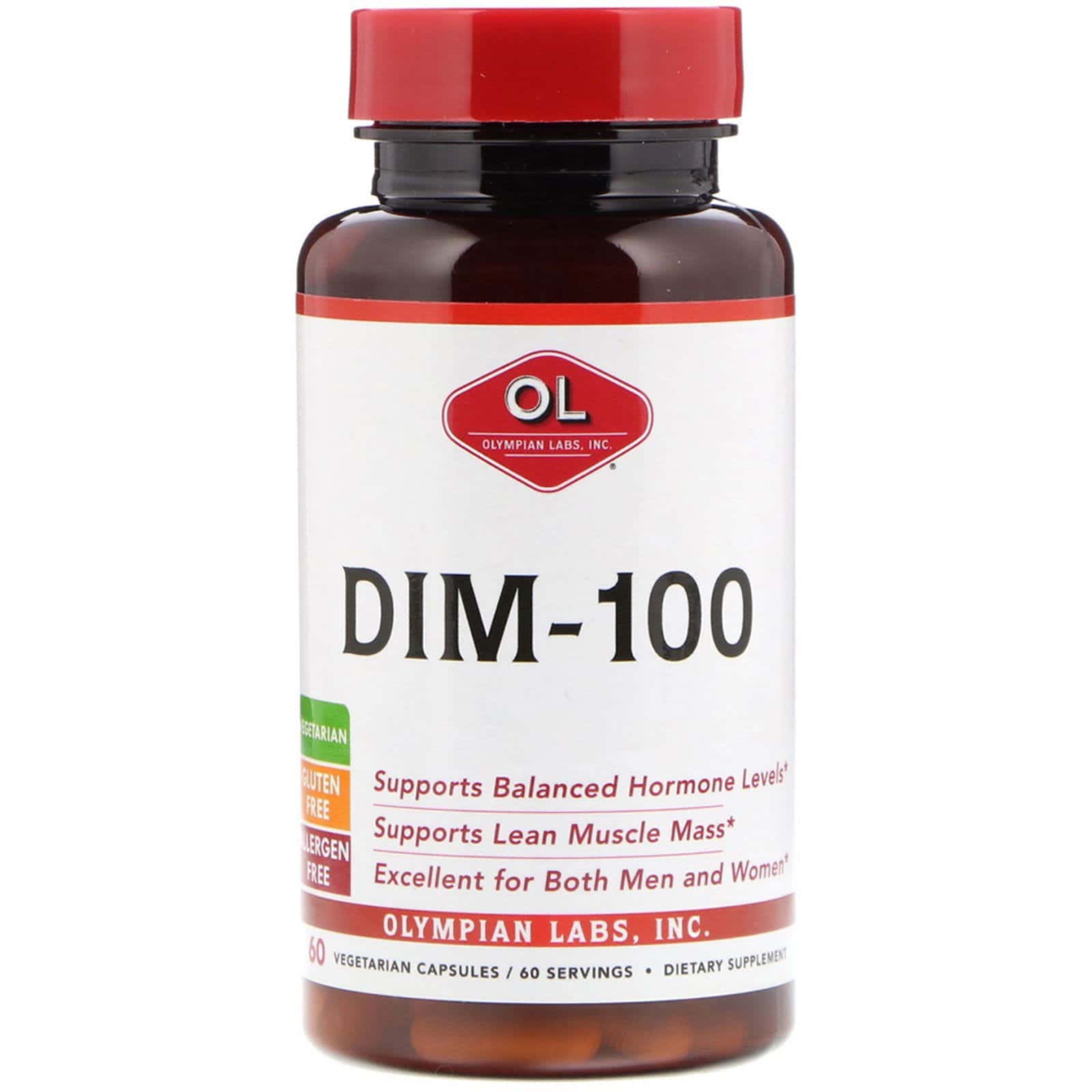 Olympian Labs, DIM-100, 60 Cápsulas Vegetarianas