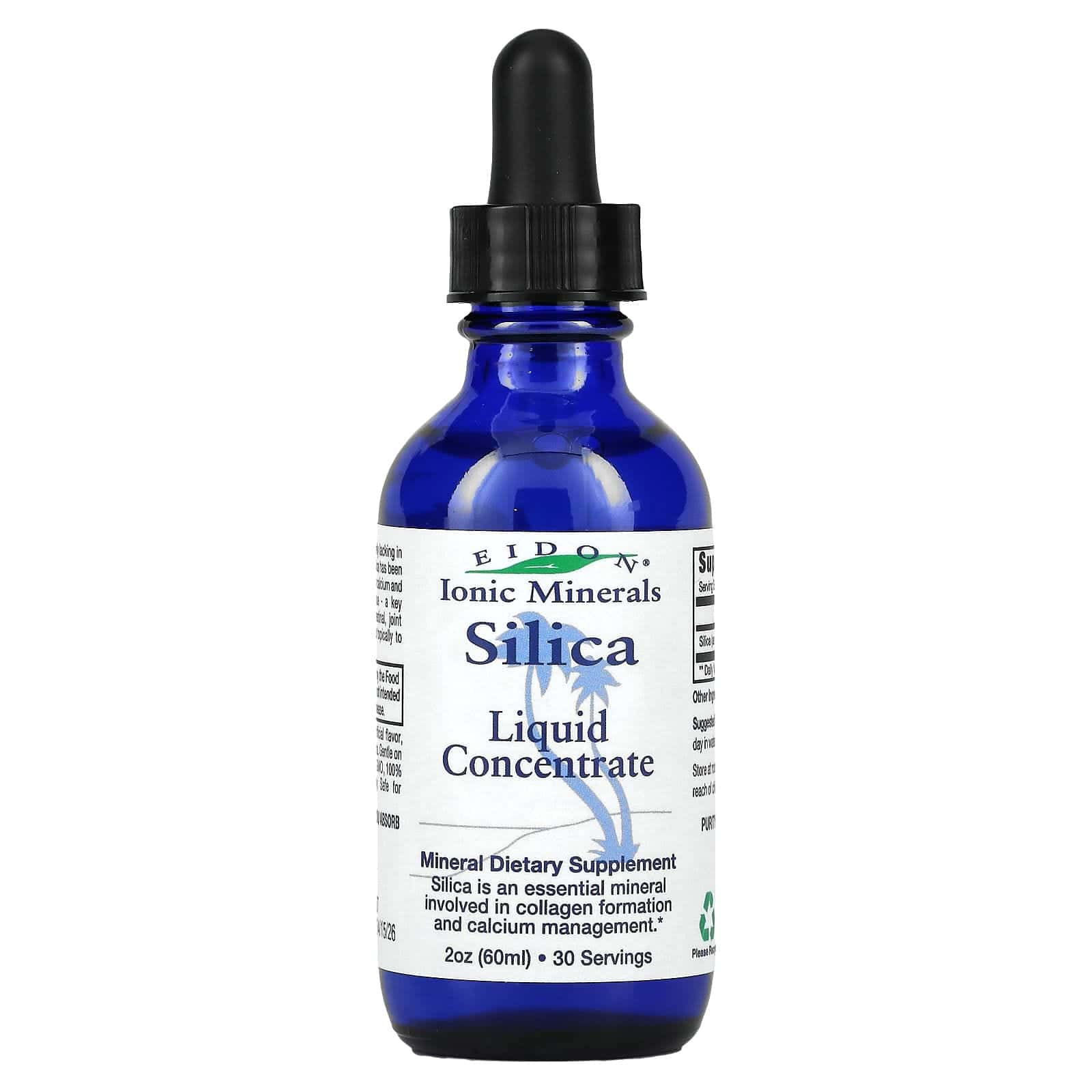 Eidon Mineral Supplements, Sílice, Concentrado líquido, 60 ml (2 oz)