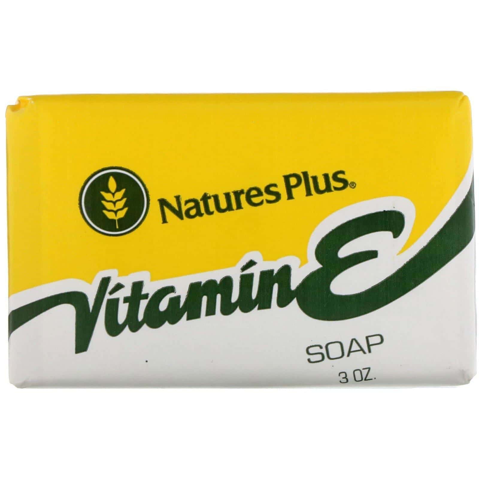 Nature's Plus, Vitamina E jabón, 3 oz