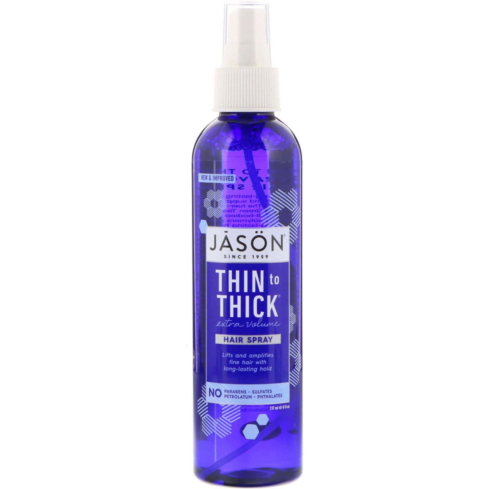 Jason Natural, Thin to Thick, Fijador en Aerosol para dar Volumen al Cabello, 8 fl oz (237 ml)