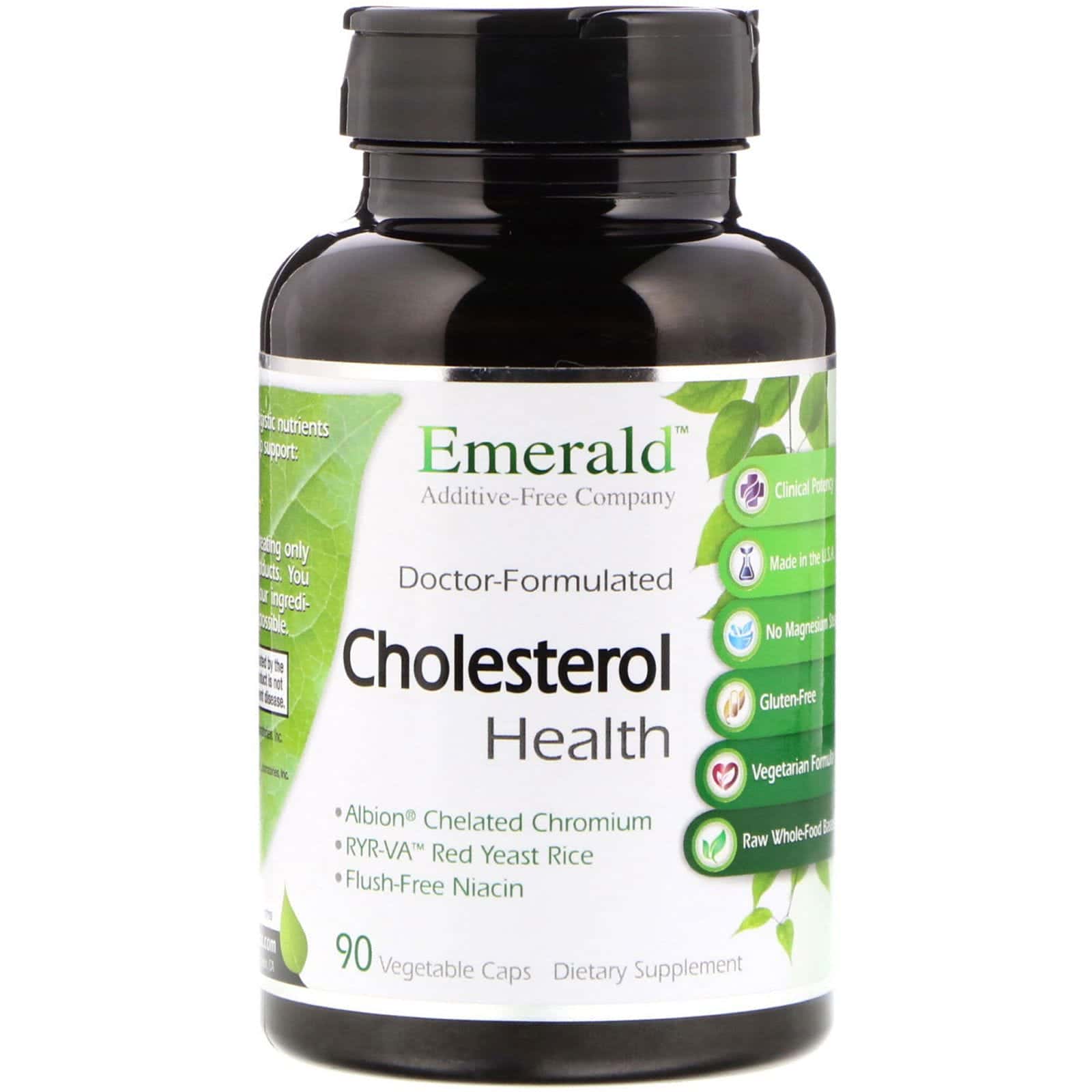 Emerald Laboratories, Salud del colesterol, 90 cápsulas vegetales