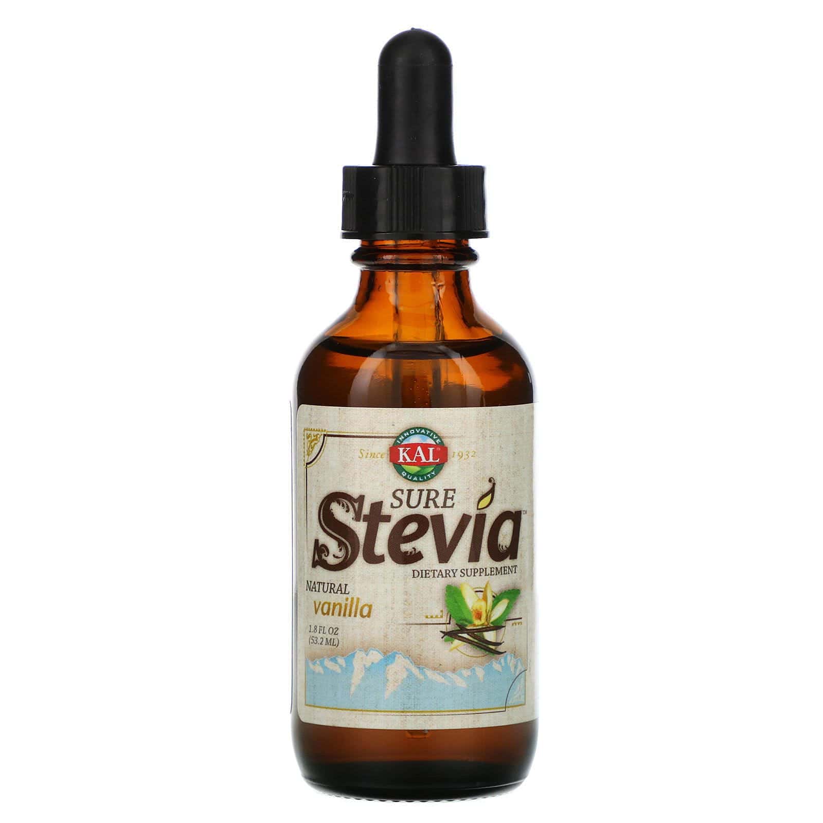 KAL, Estevia segura, vainilla natural, 1.8 fl. Oz (53.2 ml)