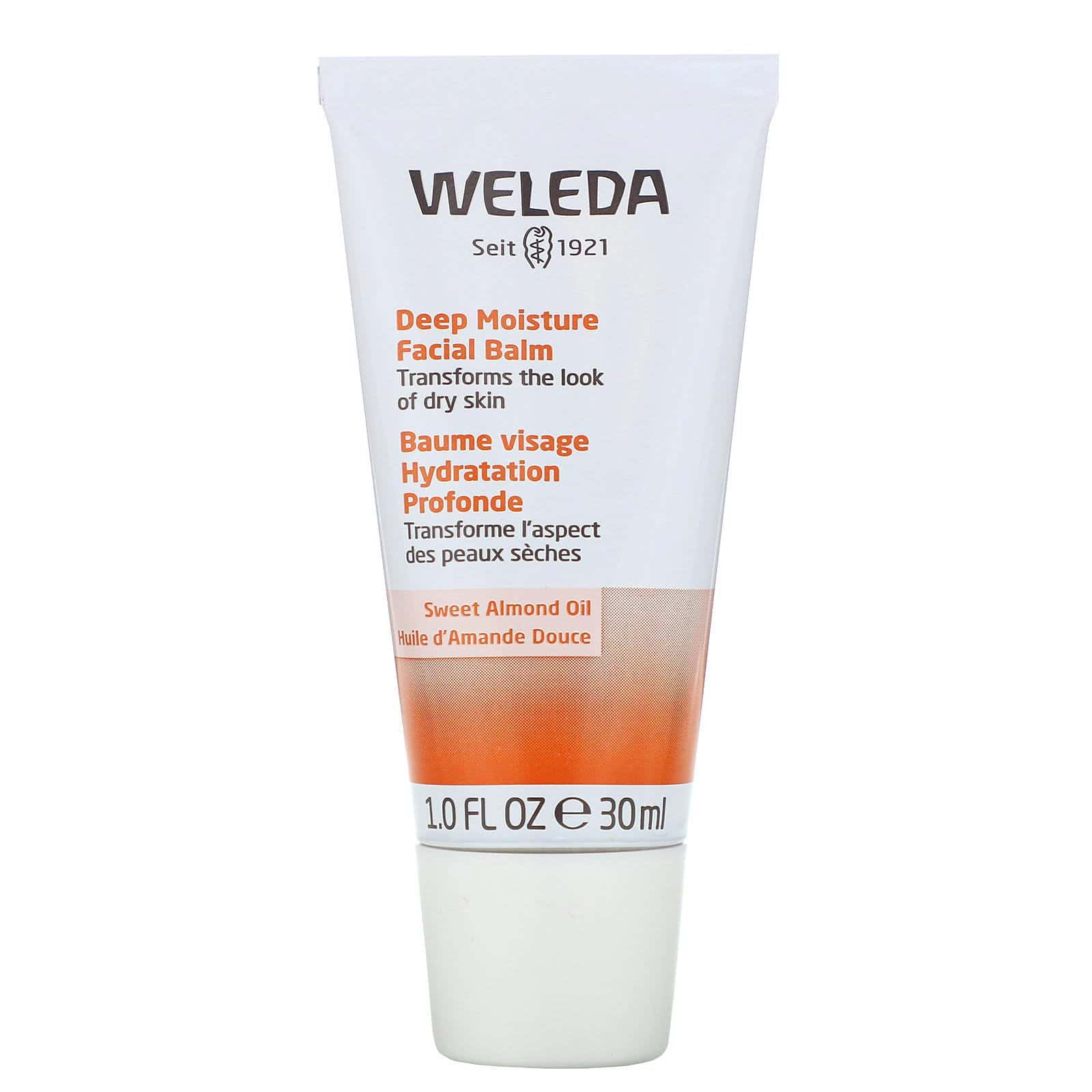 Weleda, Deep Moisture Facial Balm, Sweet Almond Oil Extracts, 1 fl oz (30 ml)