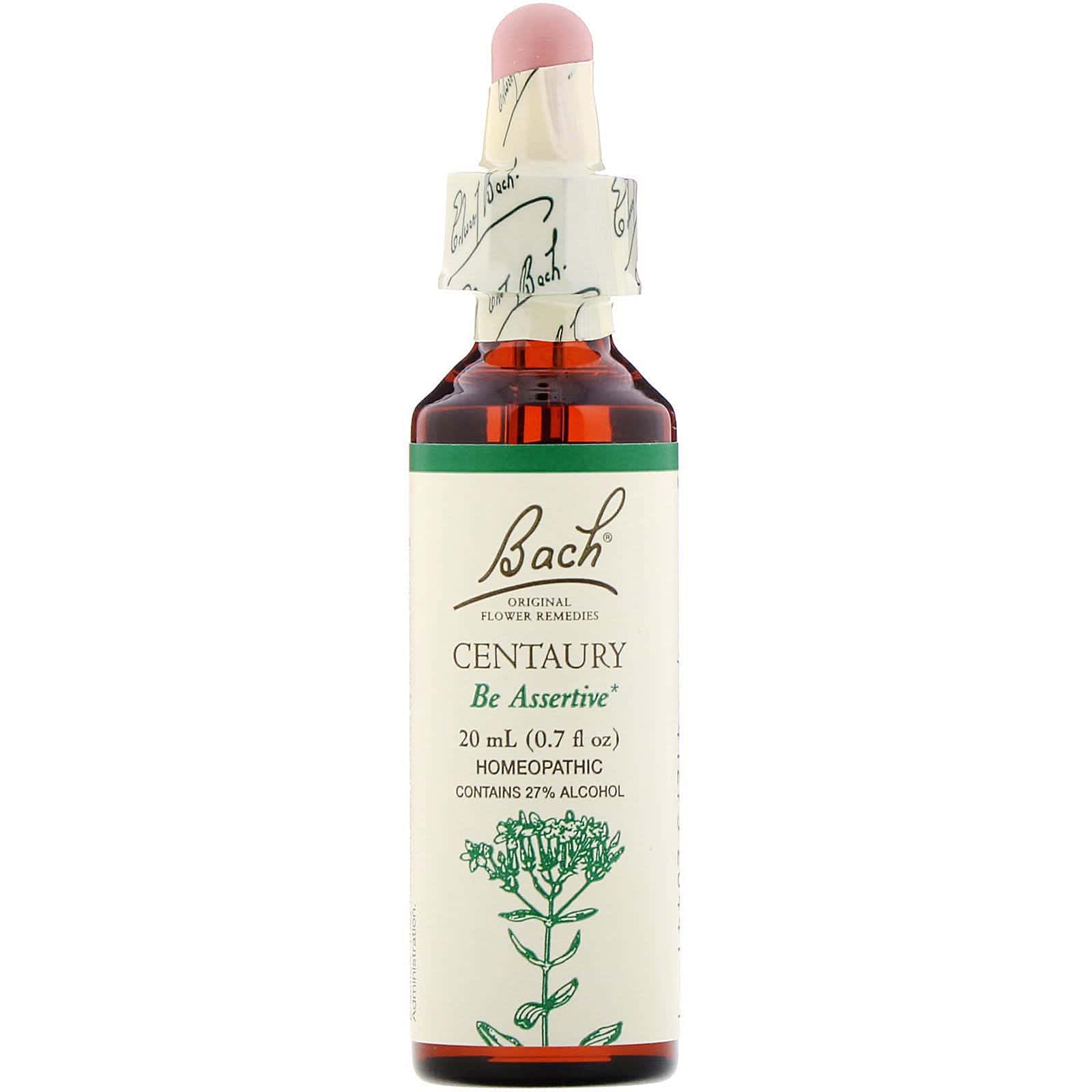 Bach, Remedios Florales Originales, Centáurea, 0,7 oz líquidas (20 ml)