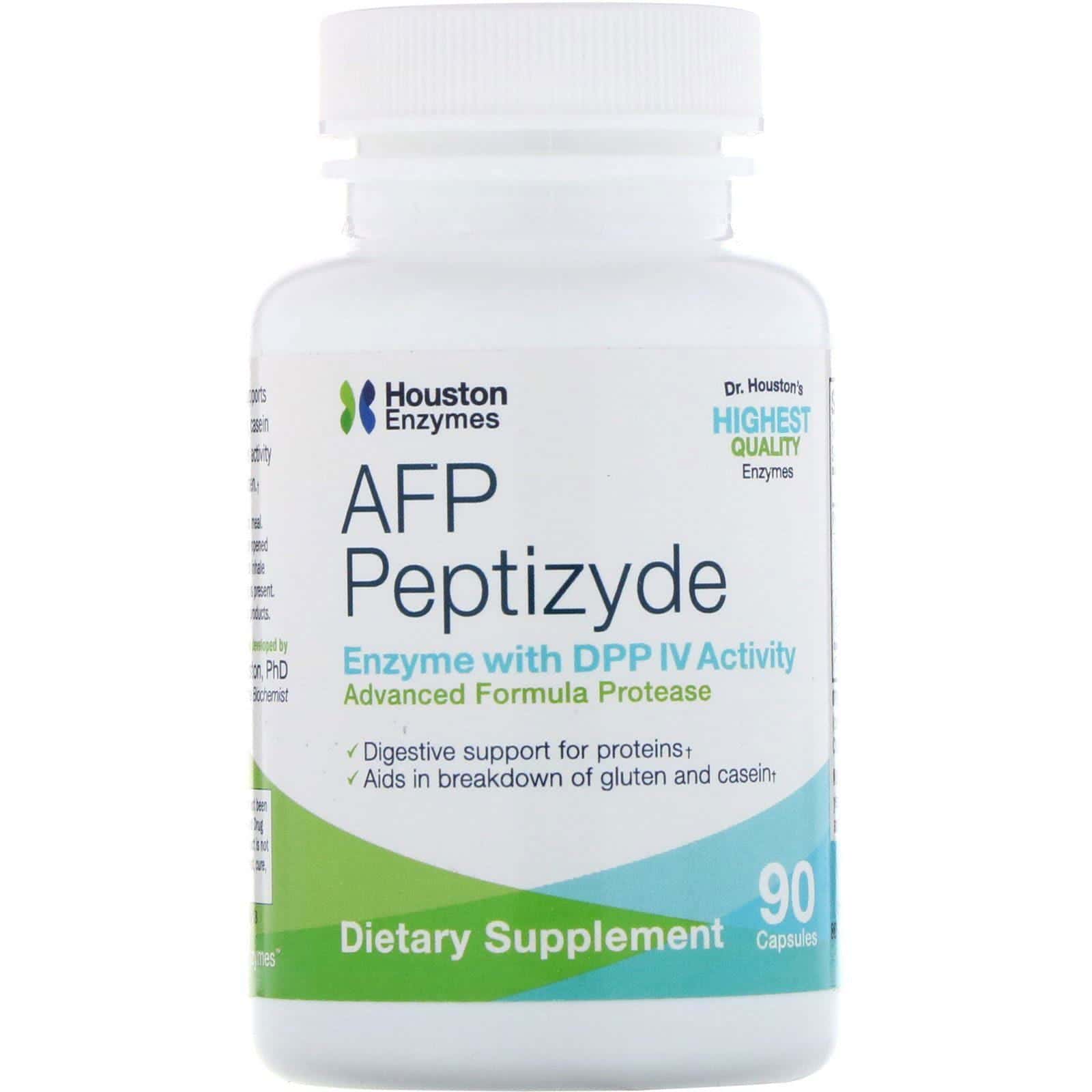 Houston Enzymes, AFP Peptizyde, 90 cápsulas