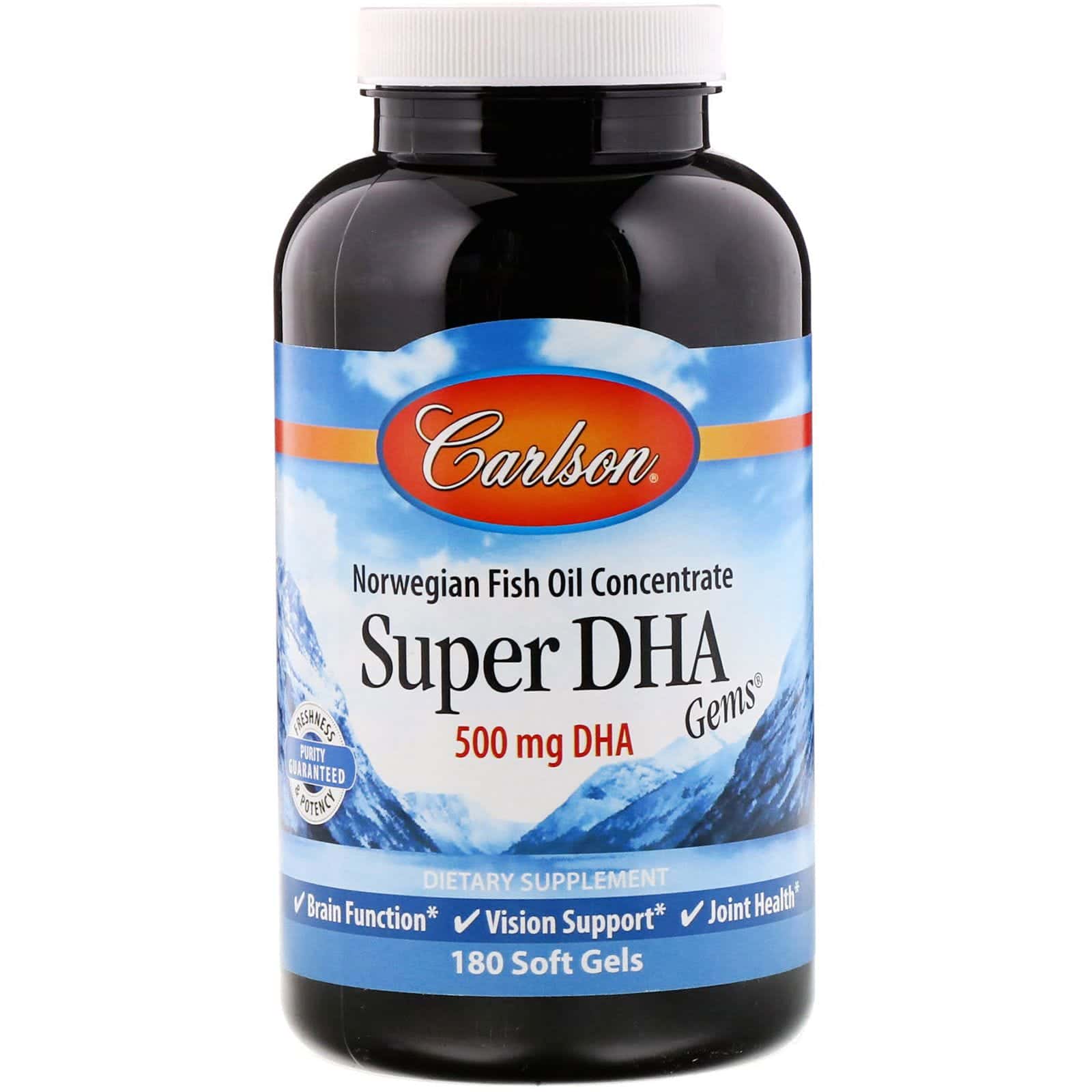 Carlson Labs, Super-DHA Gemas, 180 Cápsulas de Gel Suave