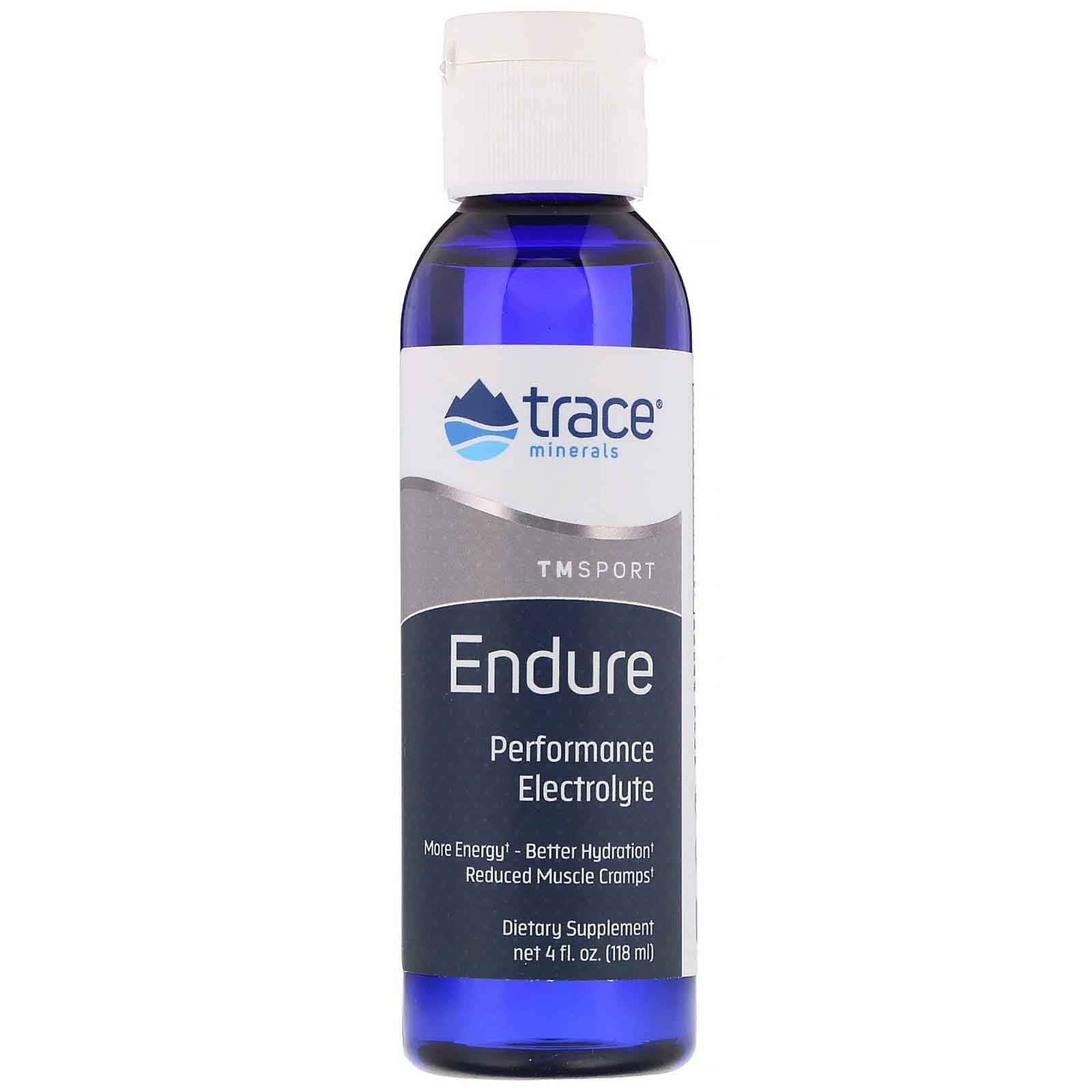 Trace Minerals Research, Resistencia, electrolito para el rendimiento, 118 ml (4 fl oz)