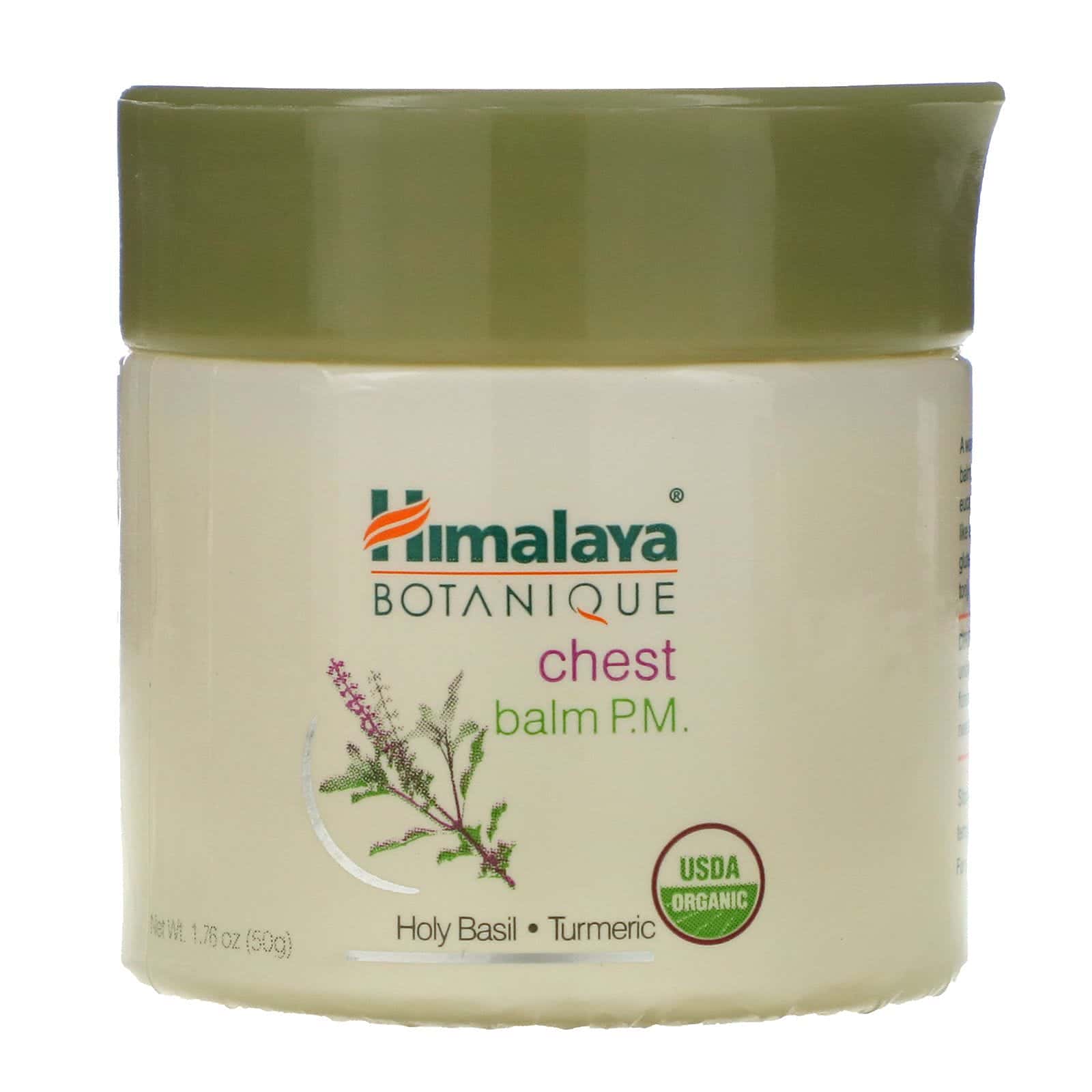 Himalaya, Botanique, bálsamo para el pecho, P.M., 1,76 oz (50 g)