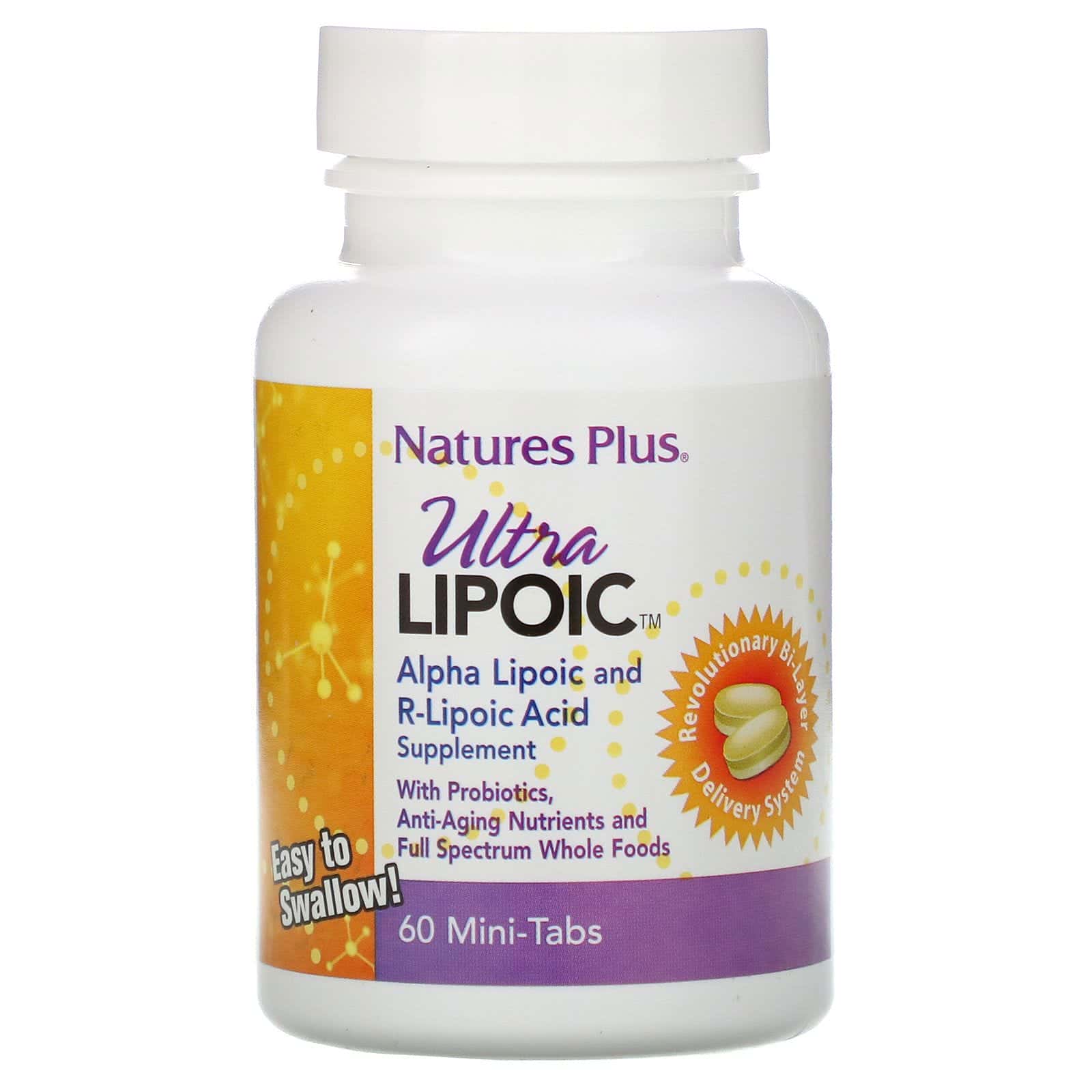 Nature's Plus, Ultra Lipoic, 60 Mini pastillas