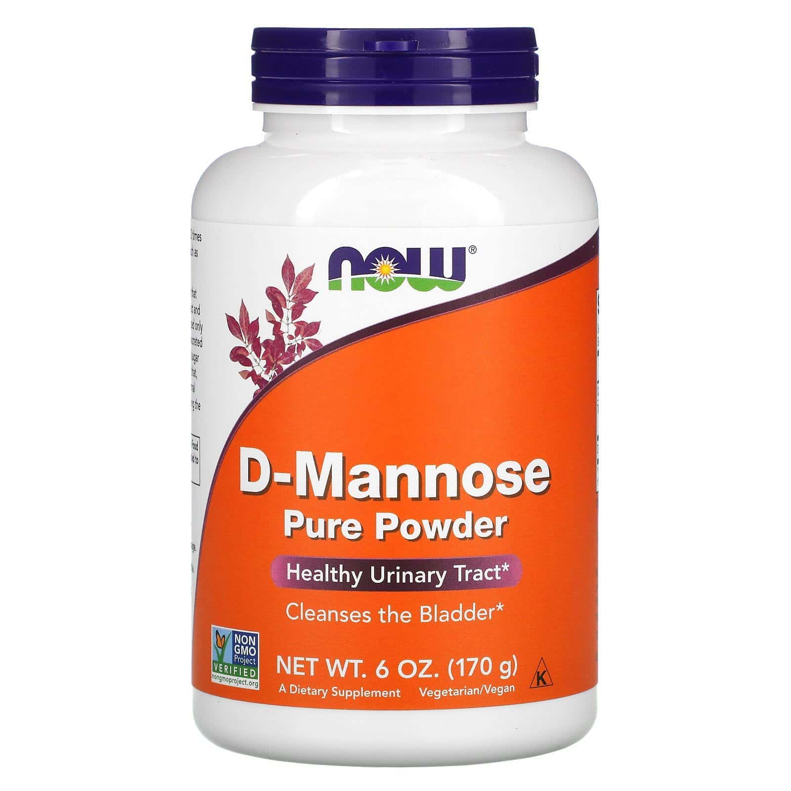 Now Foods, D-manosa pura en polvo, 170 g (6 oz)