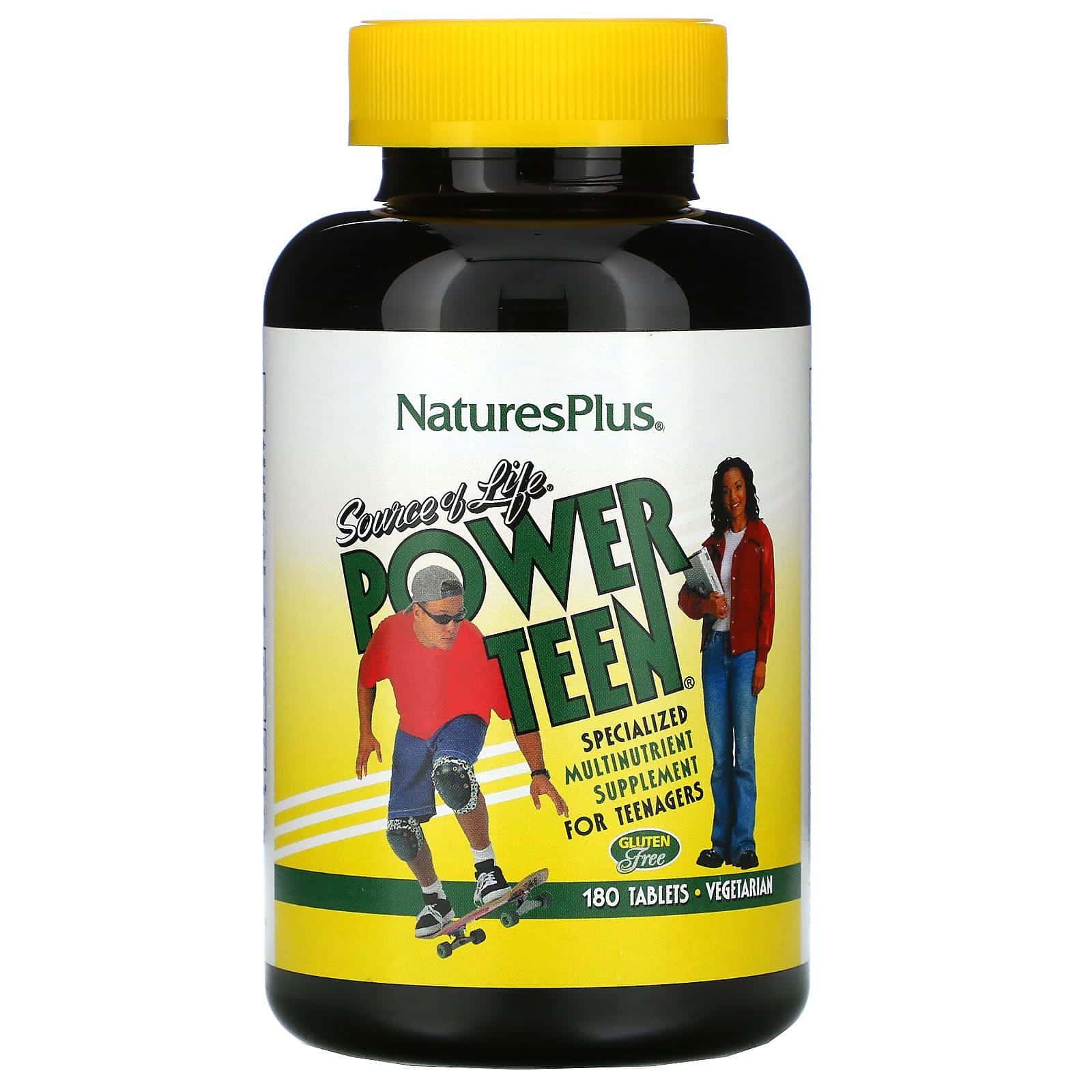 Nature's Plus, Source of Life, Power Teen, 180 comprimidos