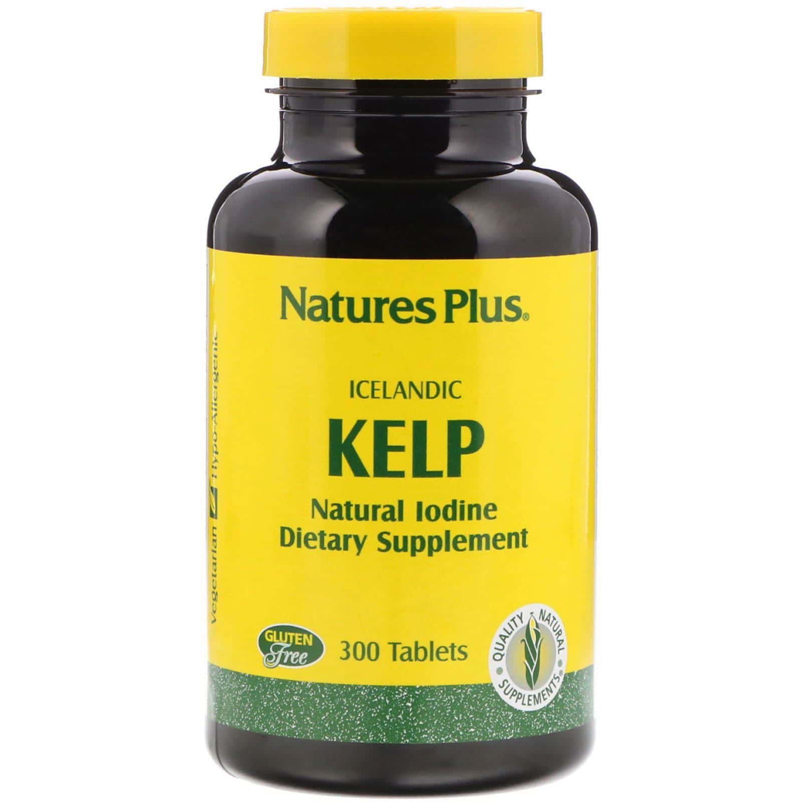 Nature's Plus, Kelp Noruego, 300 Tabletas
