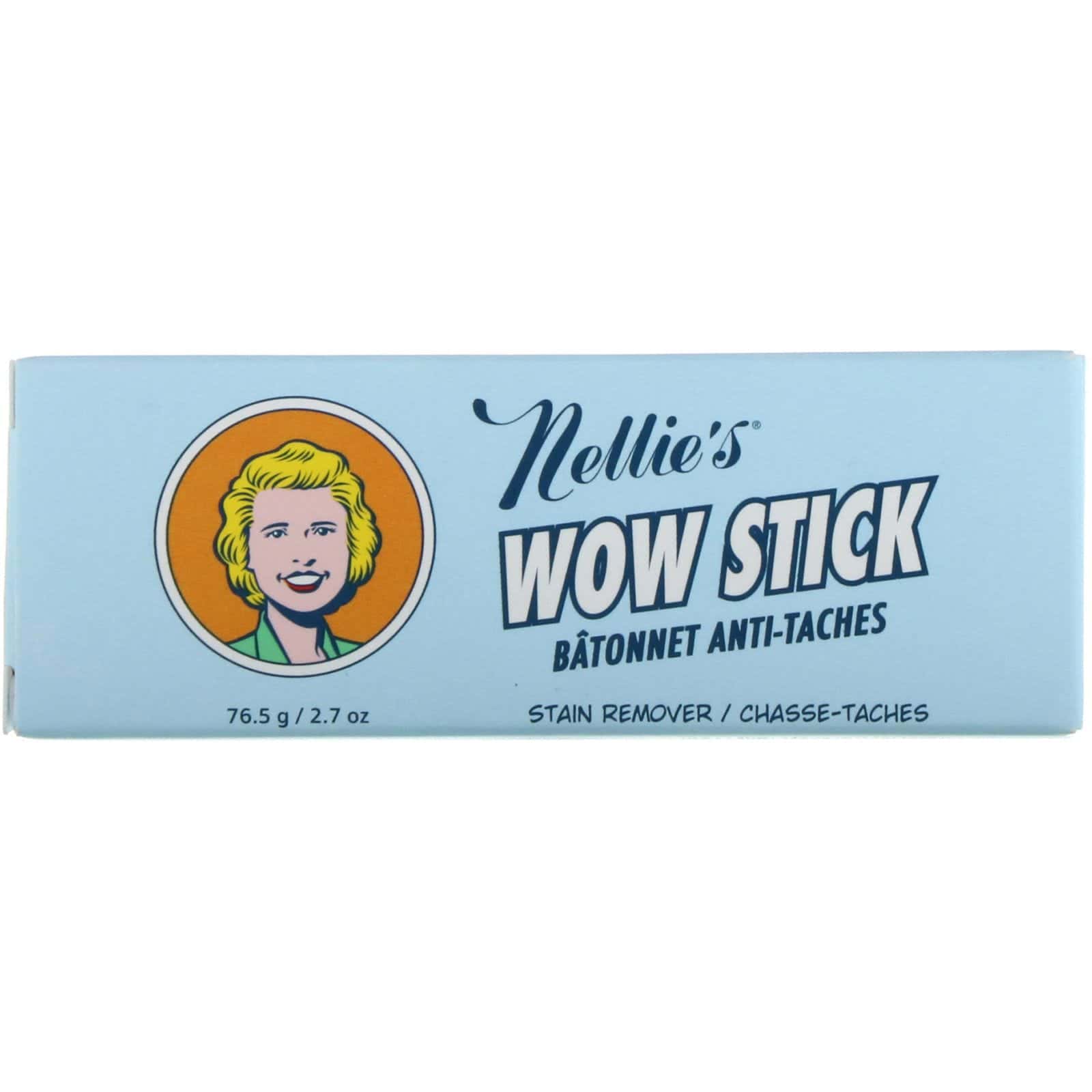 Nellie's, Removedor de manchas, Barra Wow, 2.7 oz (76.5 g)
