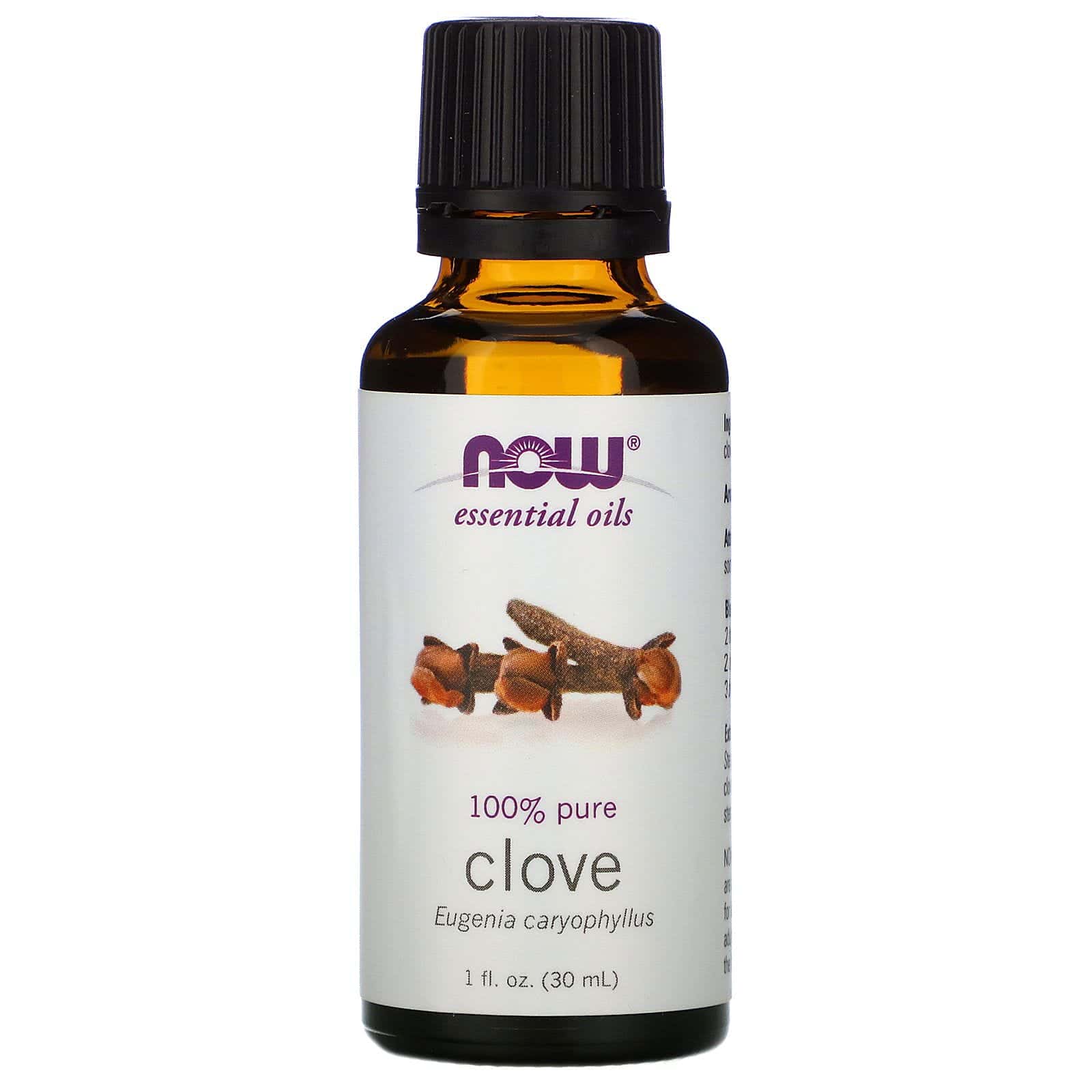 Now Foods, Aceites esenciales, clavo de olor, 1 fl oz (30 ml)
