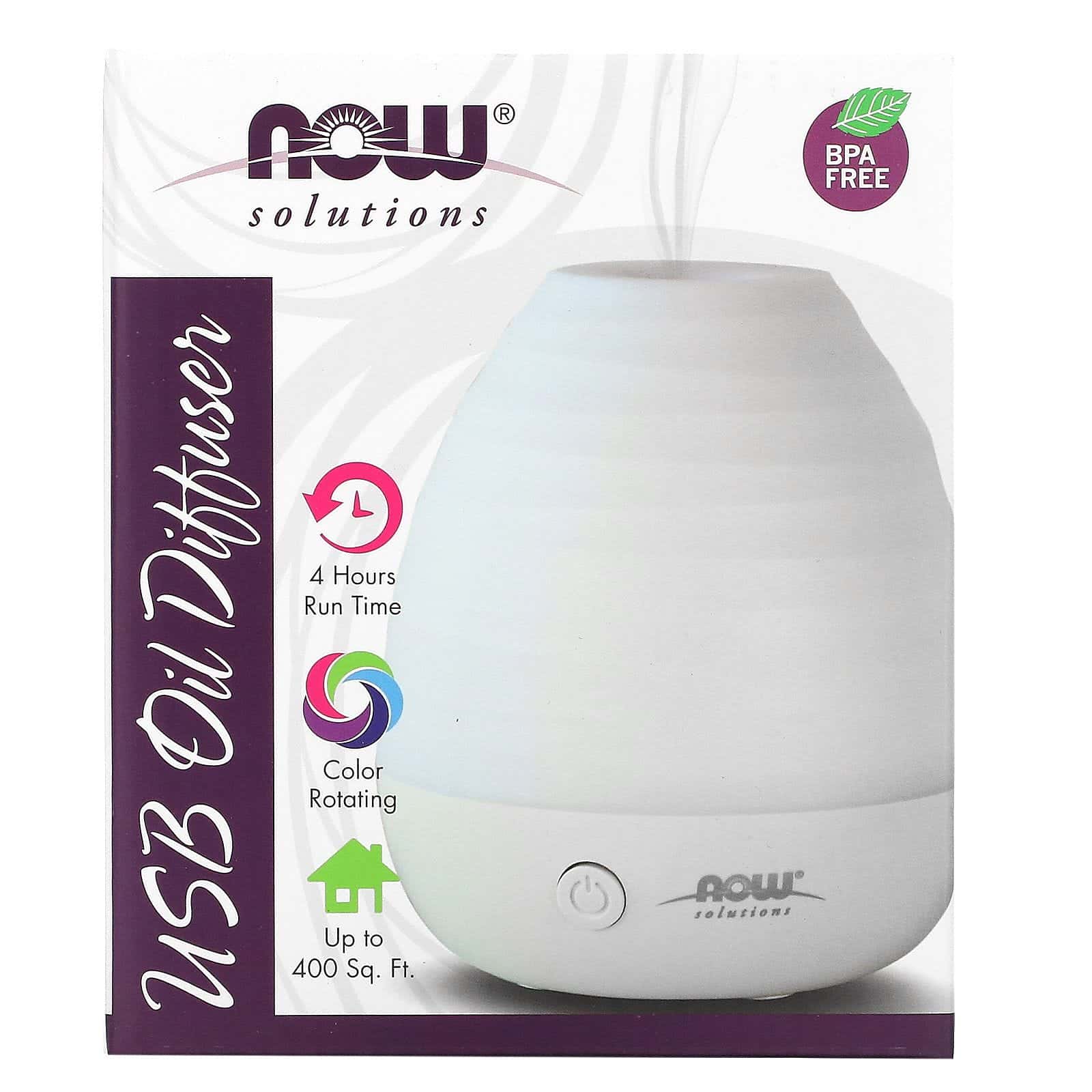 Now Foods, Solutions, Difusor de aceite USB, 1 difusor