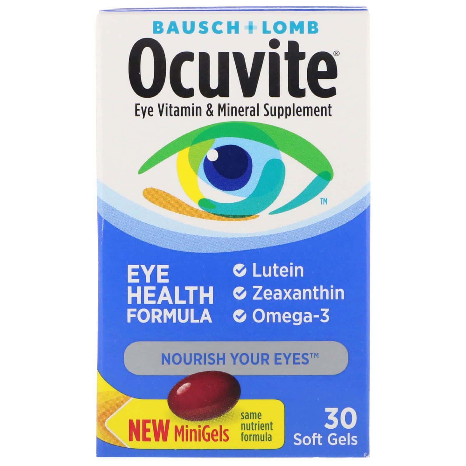 Bausch & Lomb, Fórmula de sanamiento ocular, 30 Cápsulas blandas