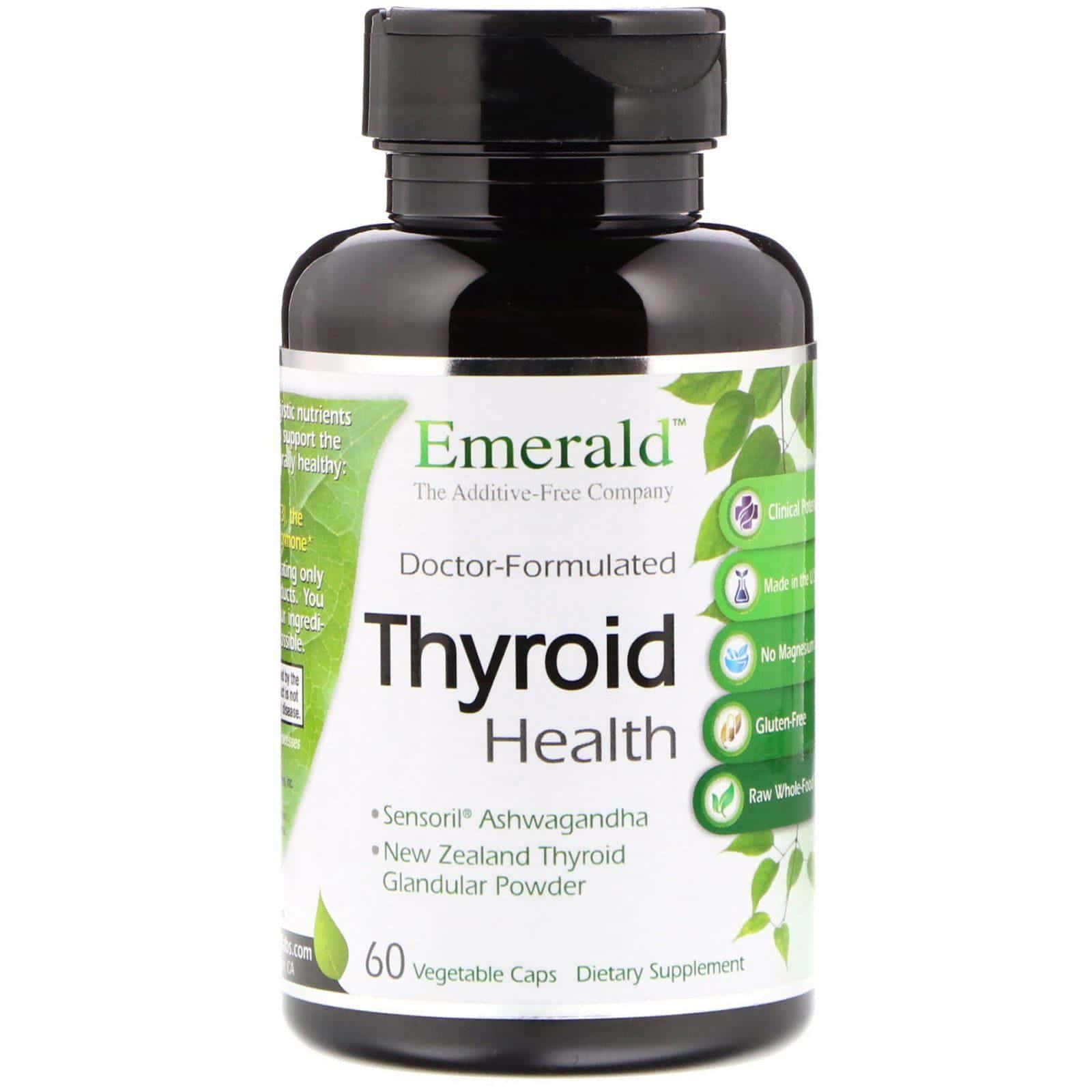 Emerald Laboratories, Salud de la tiroides, 60 cápsulas vegetarianas