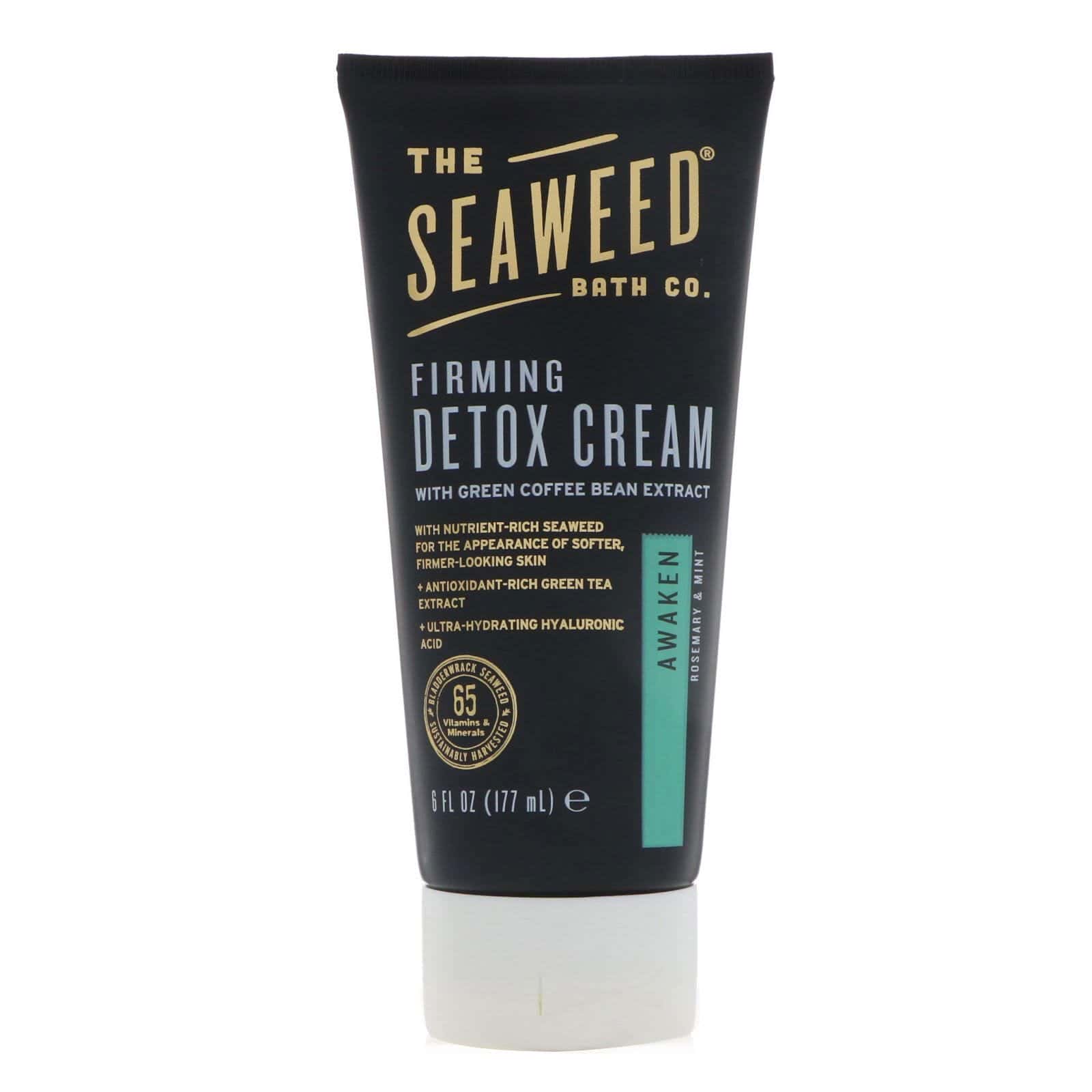 The Seaweed Bath Co., Crema Reafirmante Detox Despertar, Romero y Menta, 6 fl oz (177 ml)