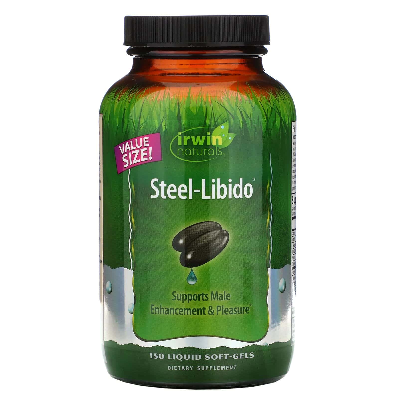 Irwin Naturals, Steel-Libido, 150 cápsulas blandas líquidas