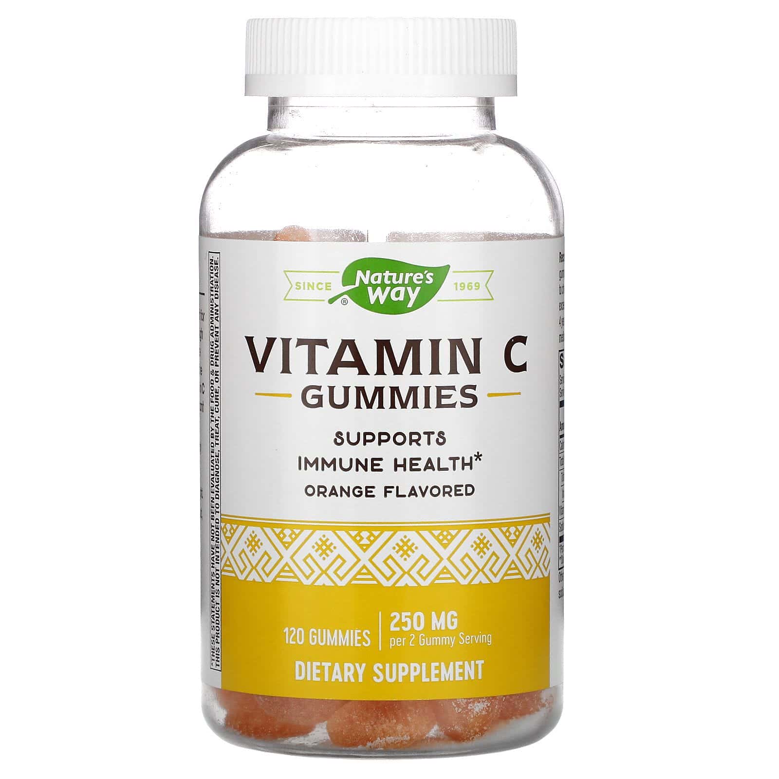 Nature's Way, Vitamin C Gummies, Orange, 250 mg, 120 Gummies