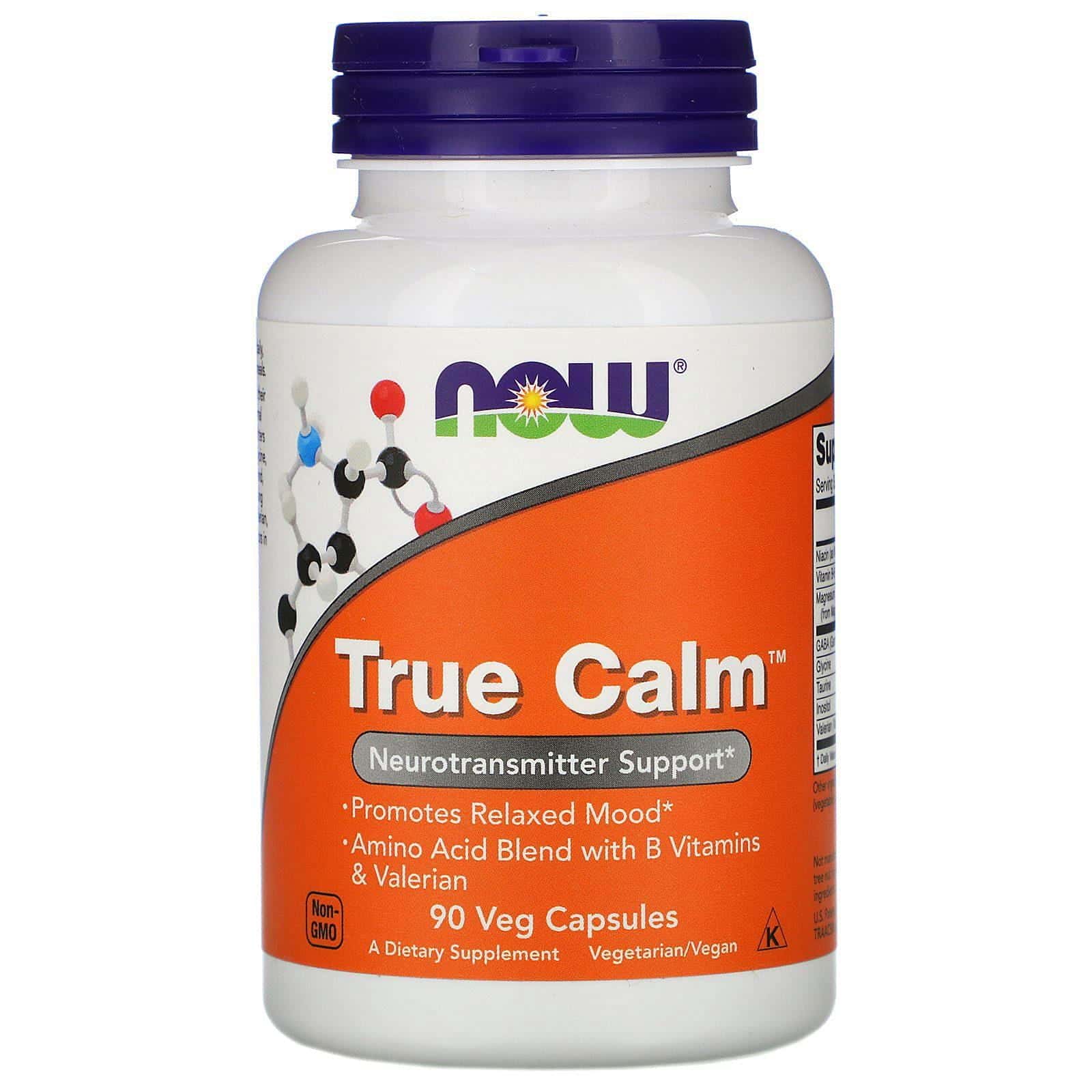Now Foods, True Calm, 90 cápsulas vegetales