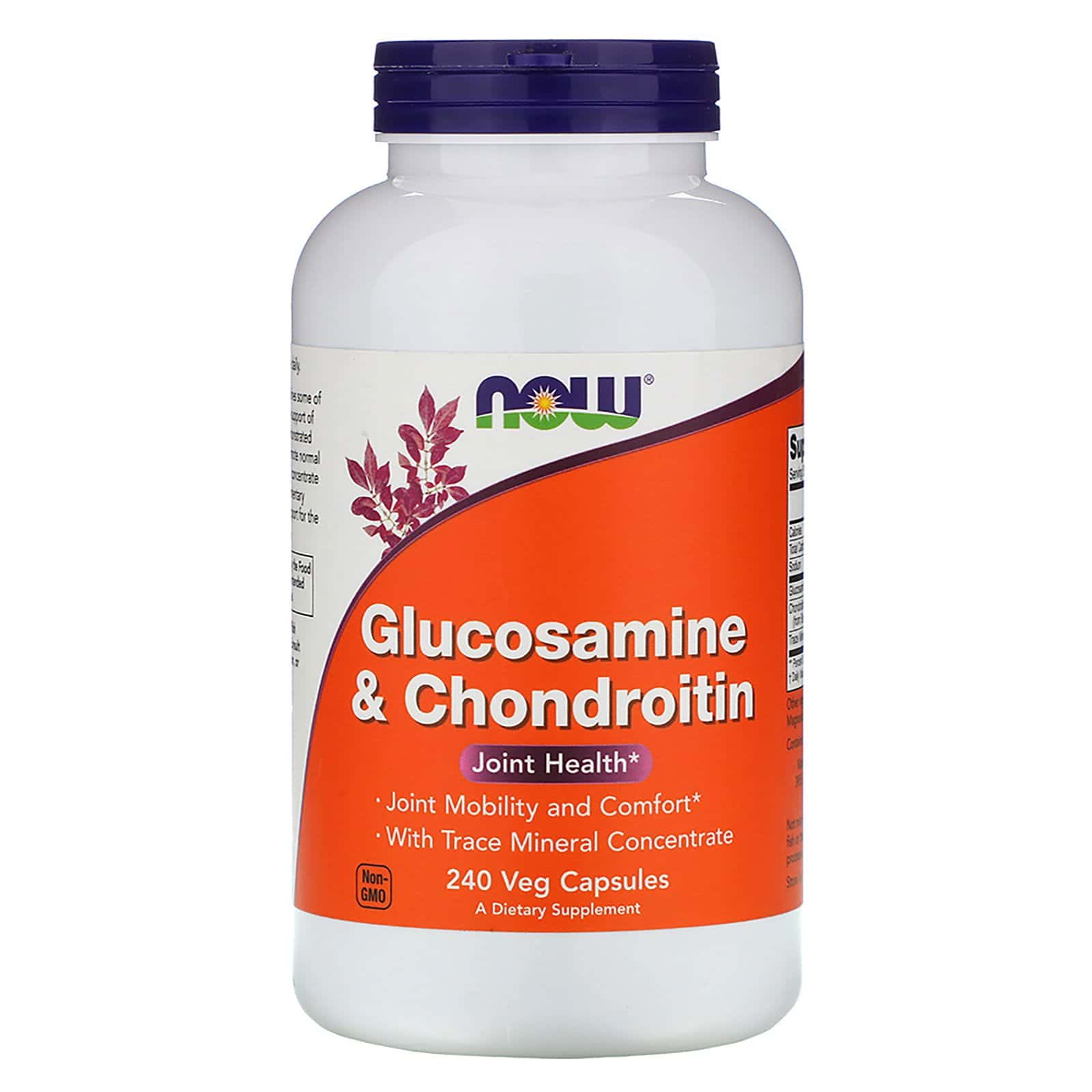 Now Foods, Glucosamina y condroitina, 240 cápsulas vegetales