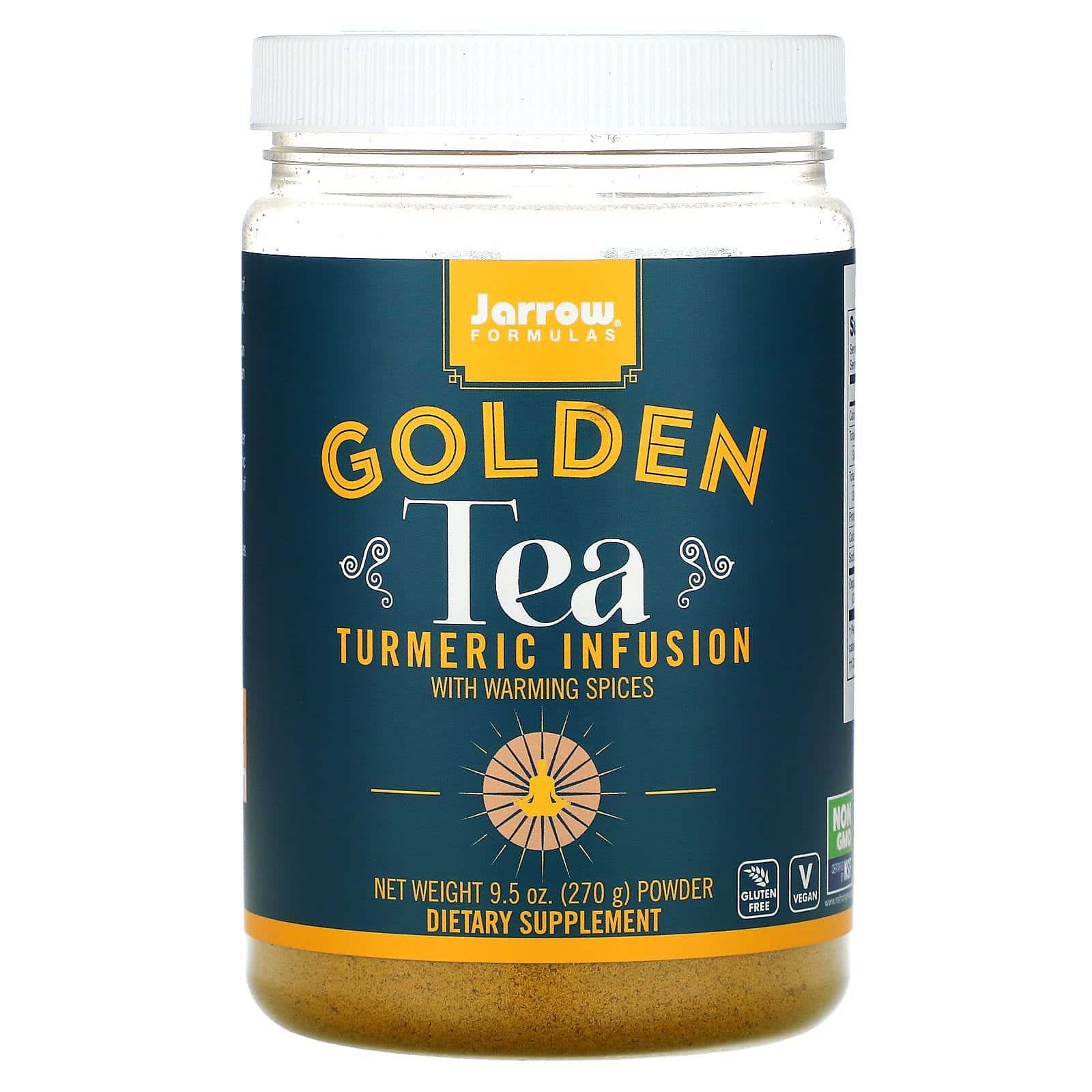 Jarrow Formulas, Té dorado, Infusión de cúrcuma, 270 g (9,5 oz)
