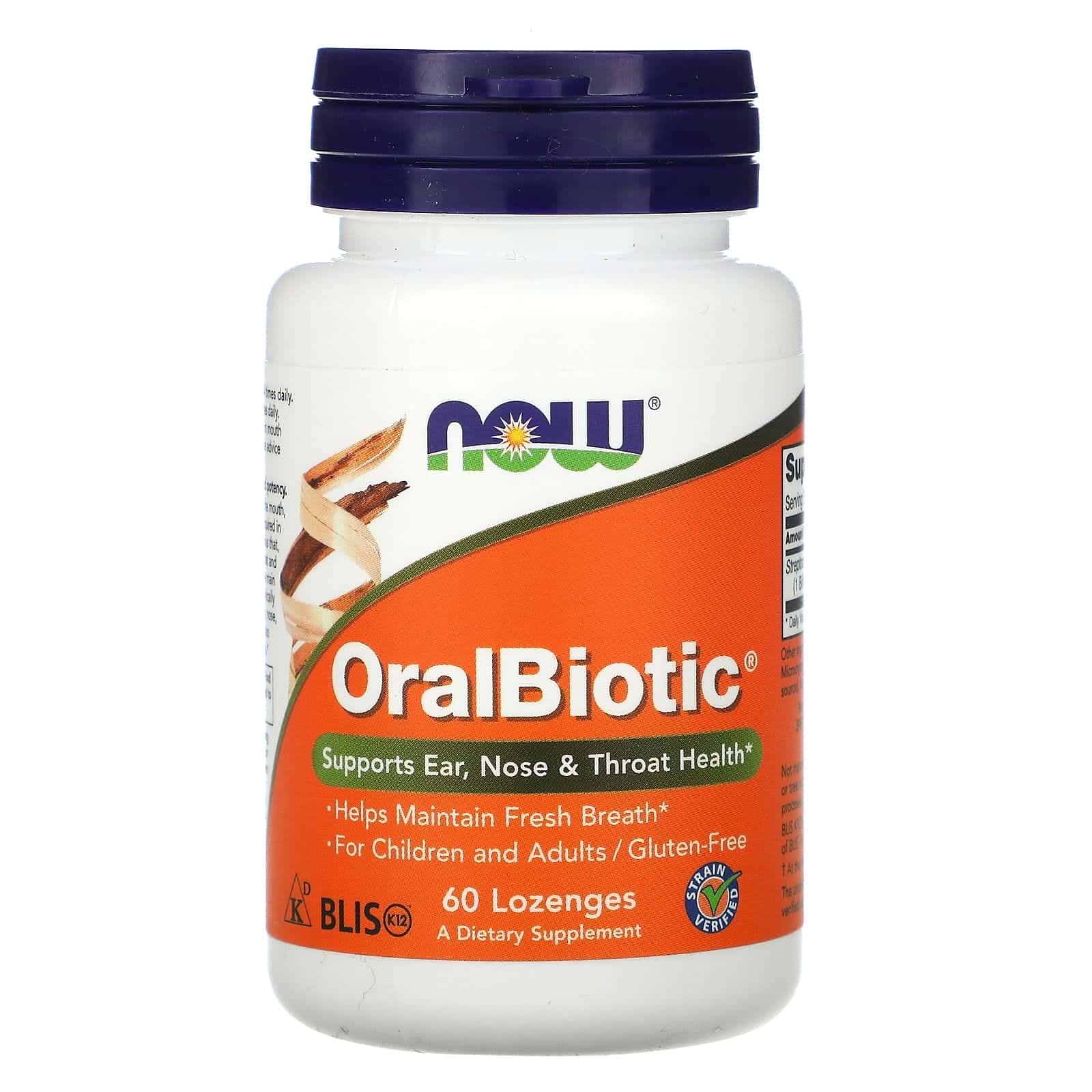 NOW Foods, OralBiotic, 60 pastillas