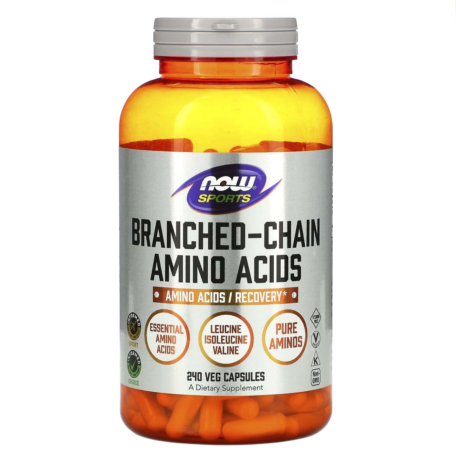 Now Foods, Sports, Branched-Chain Amino Acids, 240 Capsules